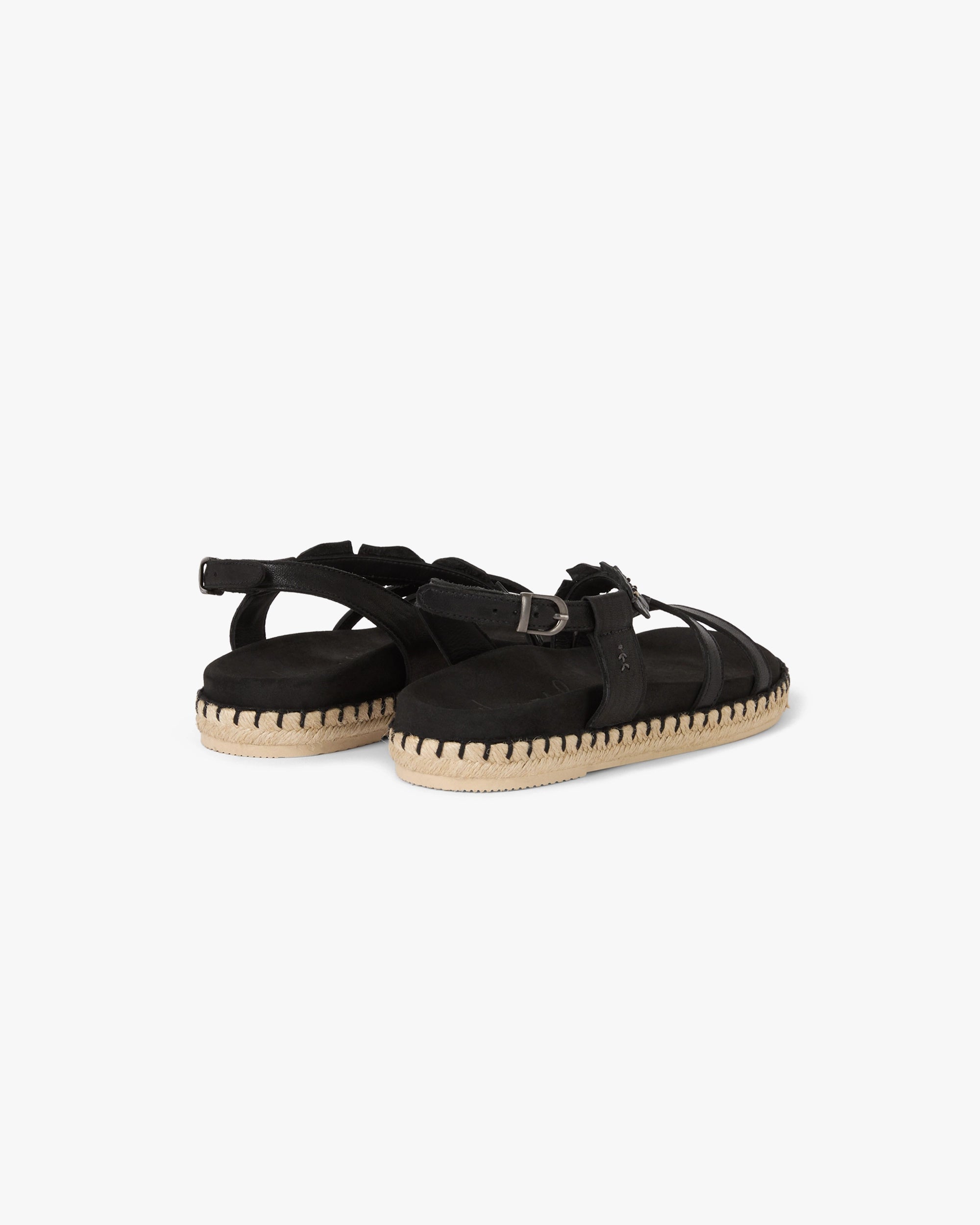 Leather Espadrille Sandal