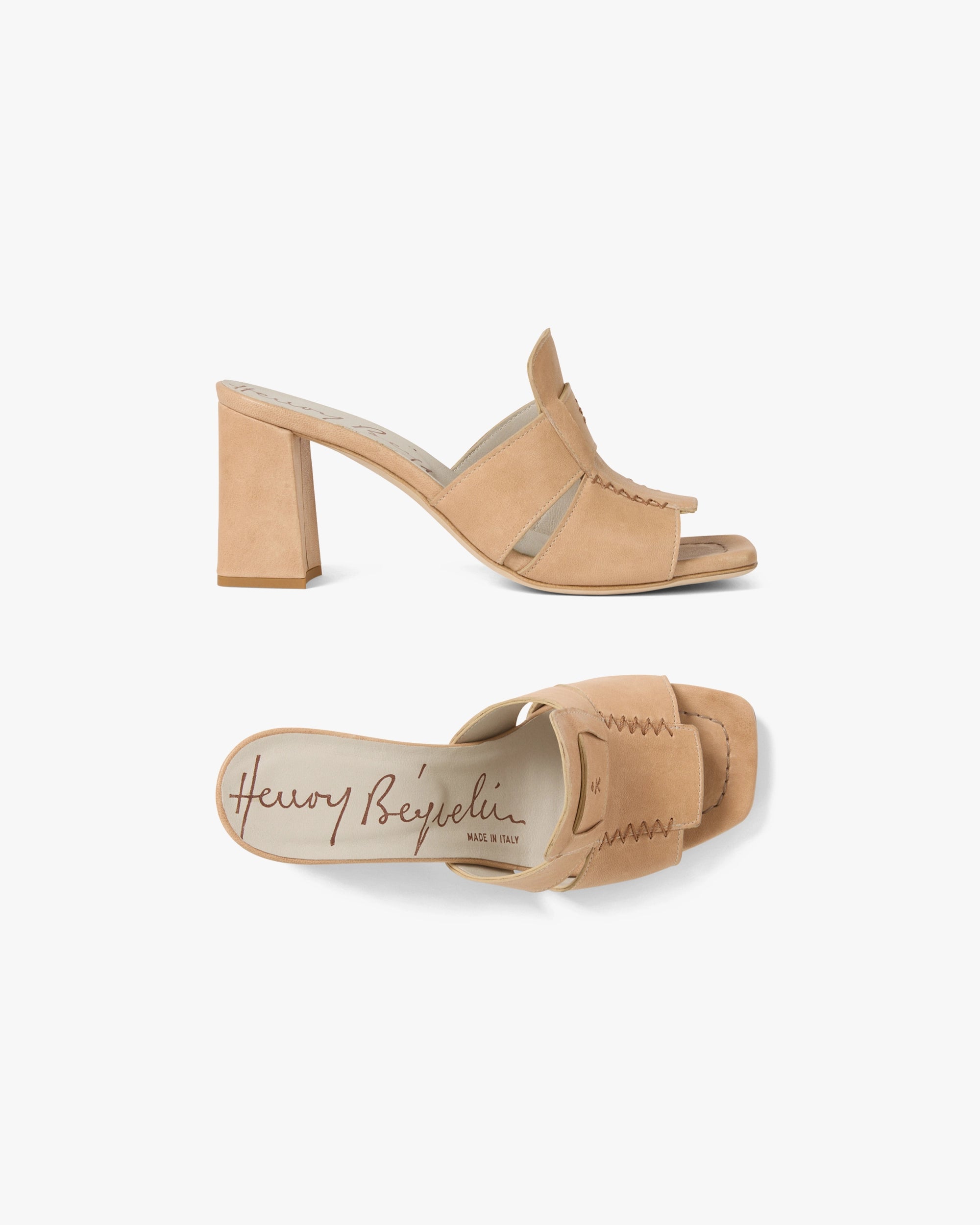 Minimal Heeled Sandal