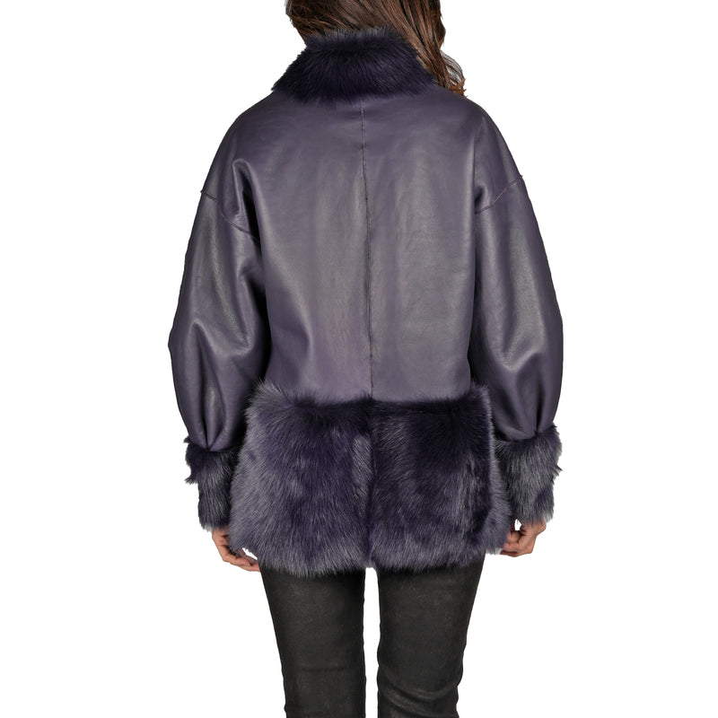 Reversible Shearling Jacket Pacaja Purple