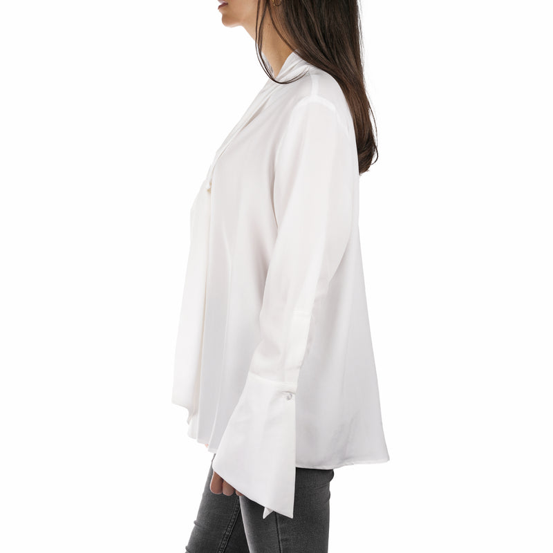 Silk Shirt White