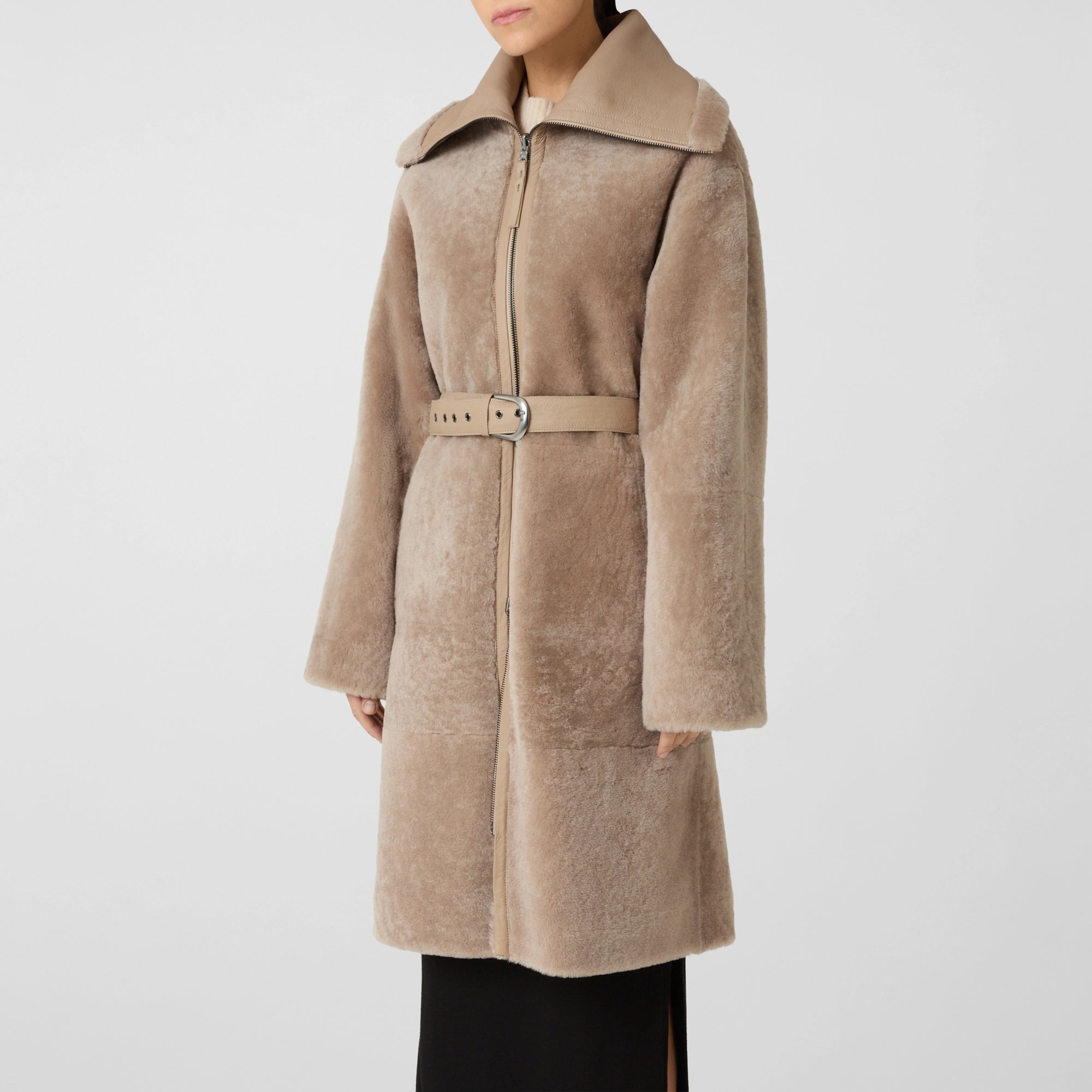 Reversible Shearling Coat