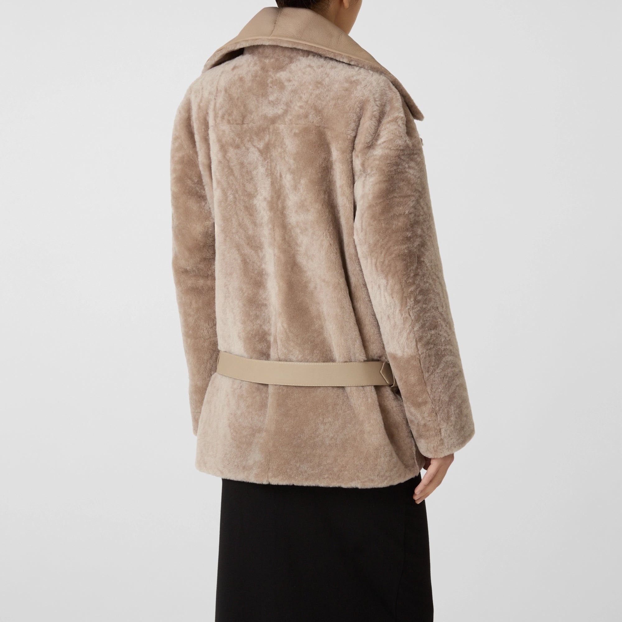 Reversible Aviator Shearling Jacket