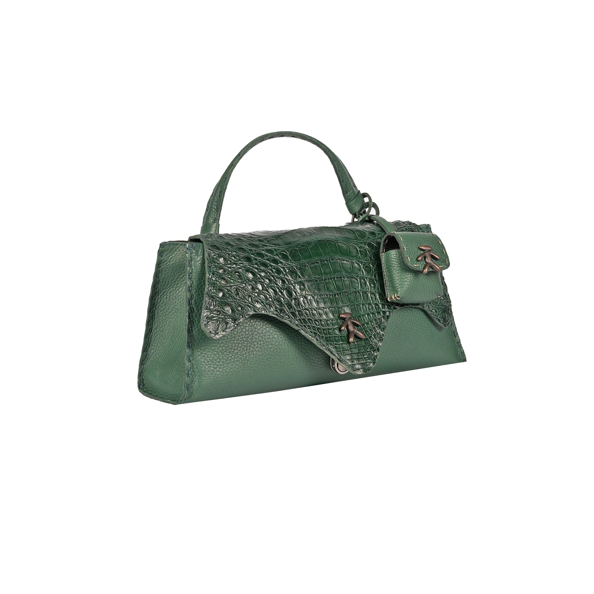 Tiffany Baguette Cervo / Crocodile