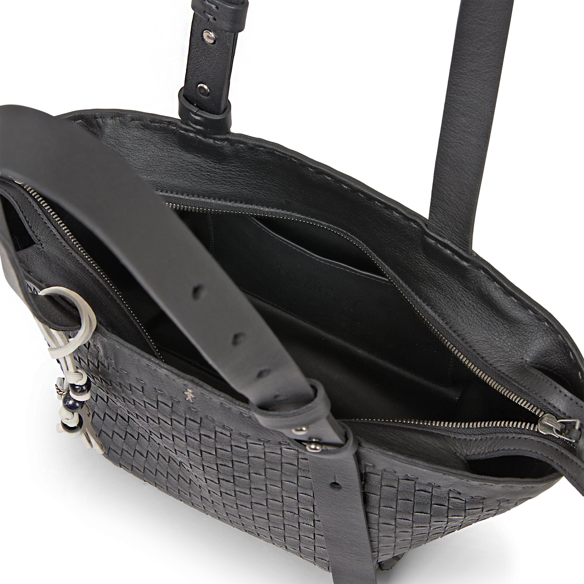 Jar Bag M Intreccio Dama Laminato