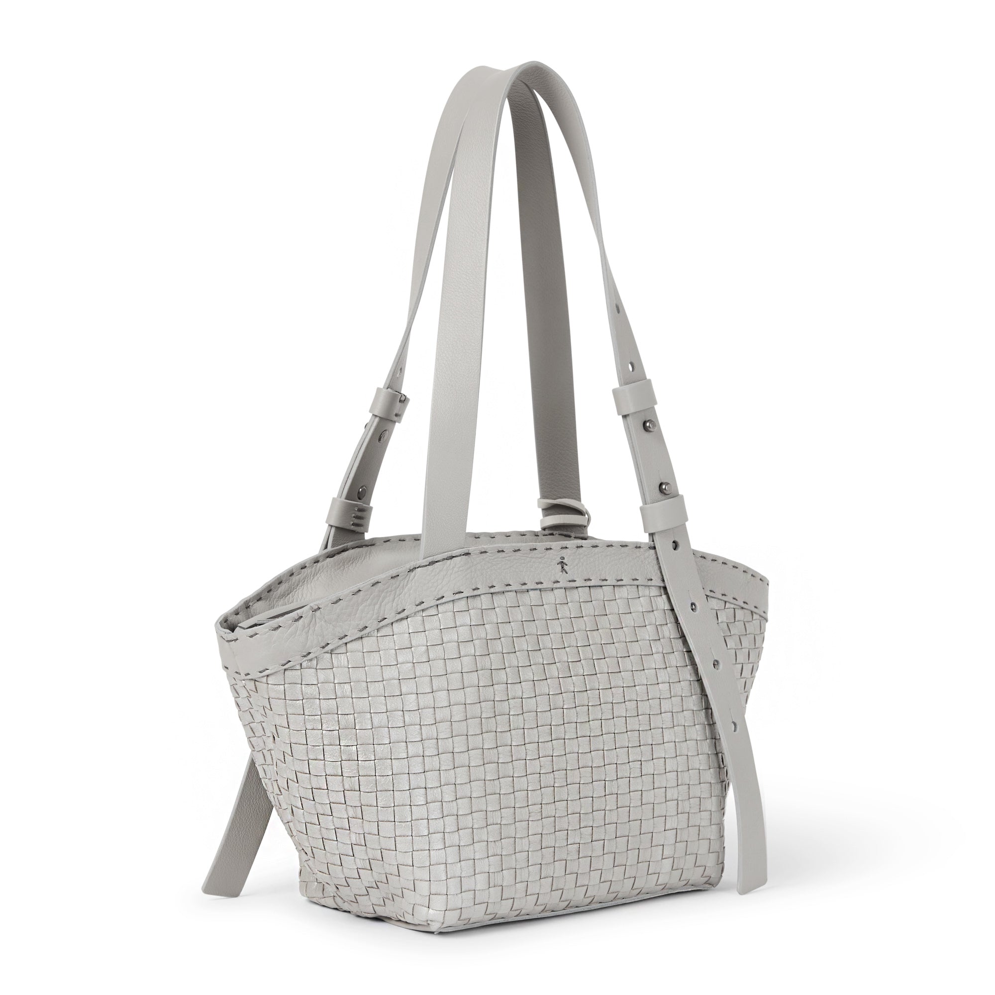 Jar Bag M Intreccio Dama Laminato