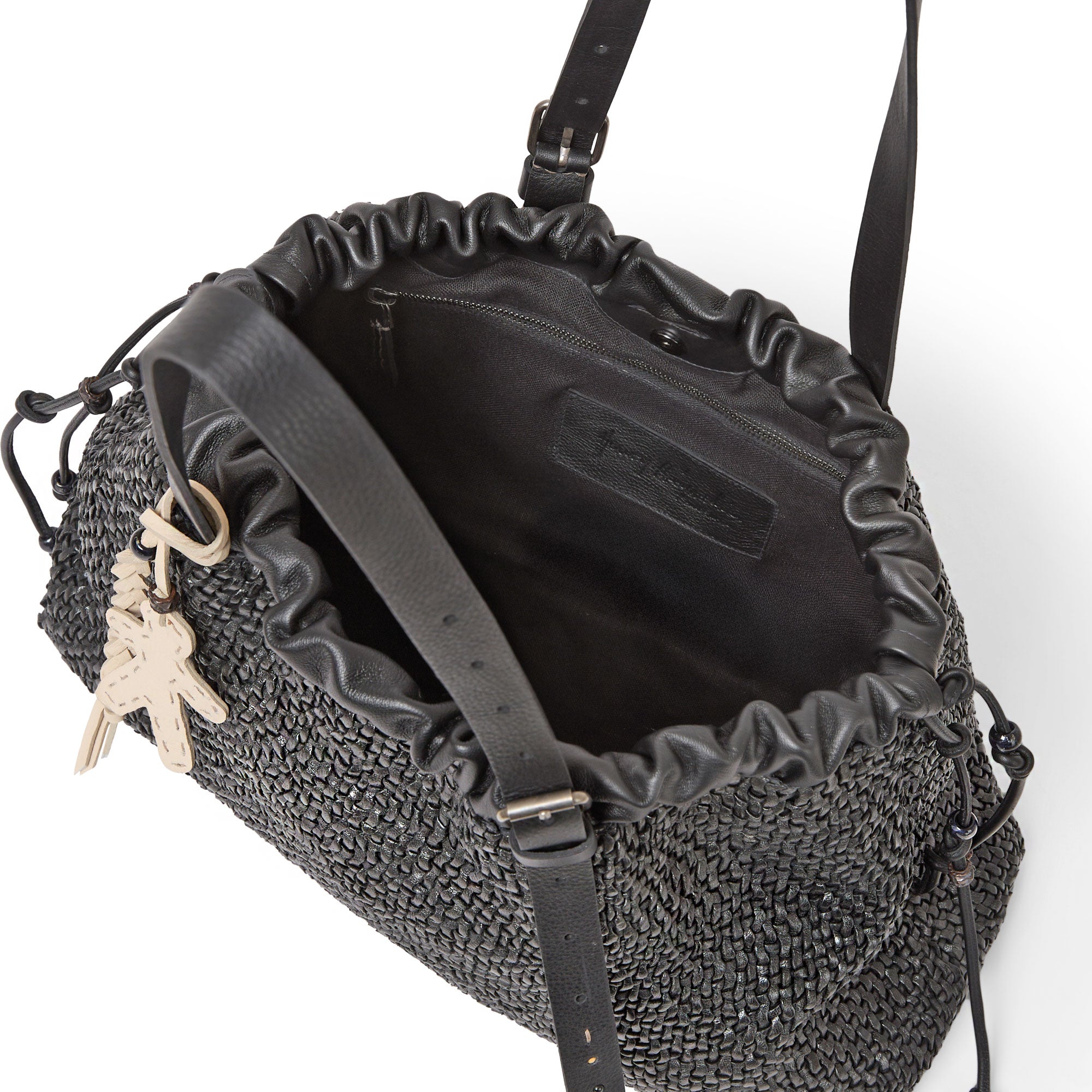 Arricciata Shopping Intreccio Madreperla