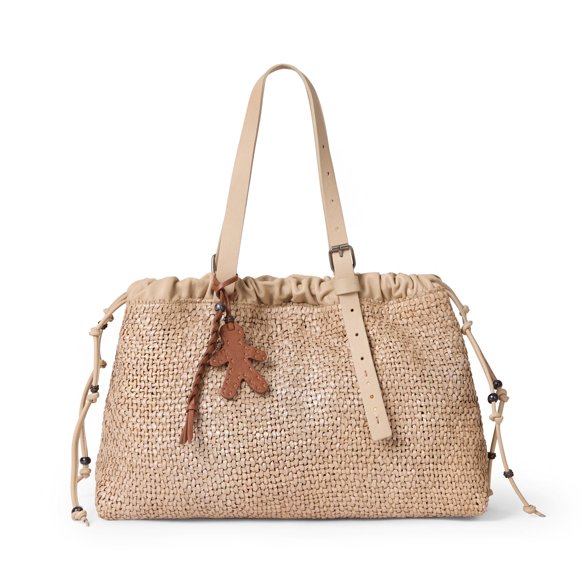 Arricciata Shopping Intreccio Madreperla