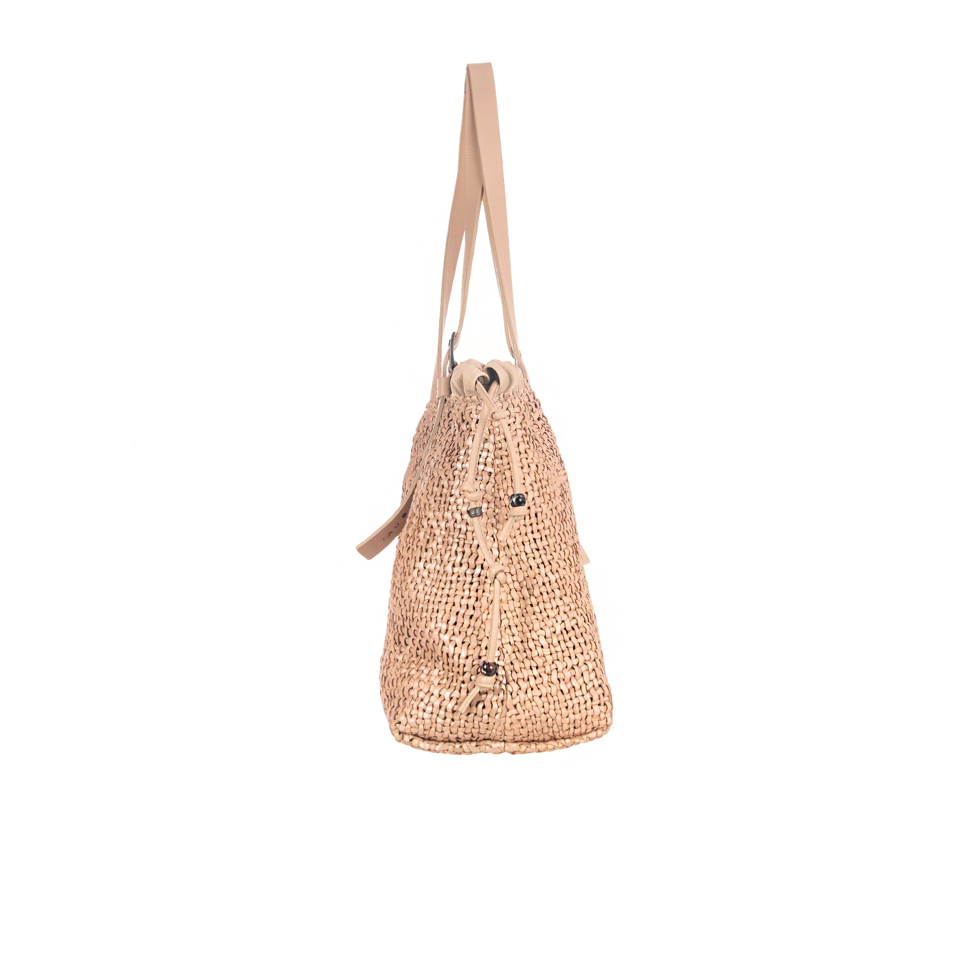 Arricciata Shopping Intreccio Madreperla