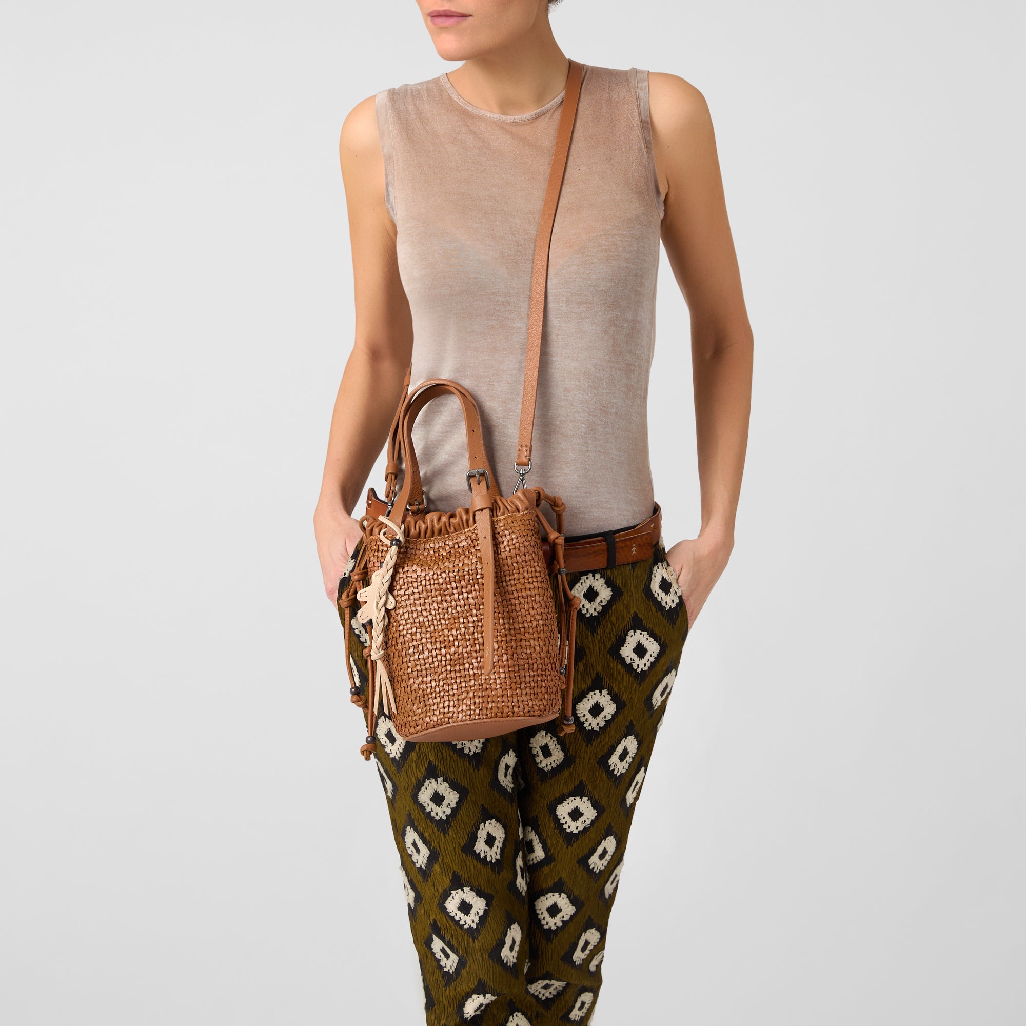 Secchiello Arricciato Intreccio Madreperla