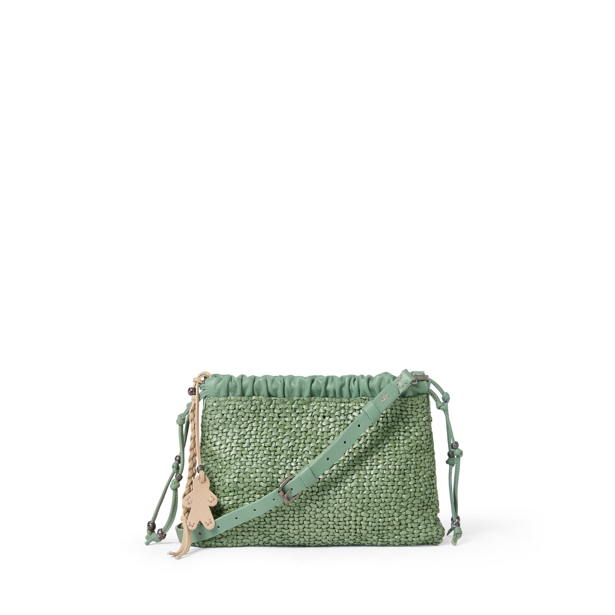 Clutch Arricciato Intreccio Madreperla