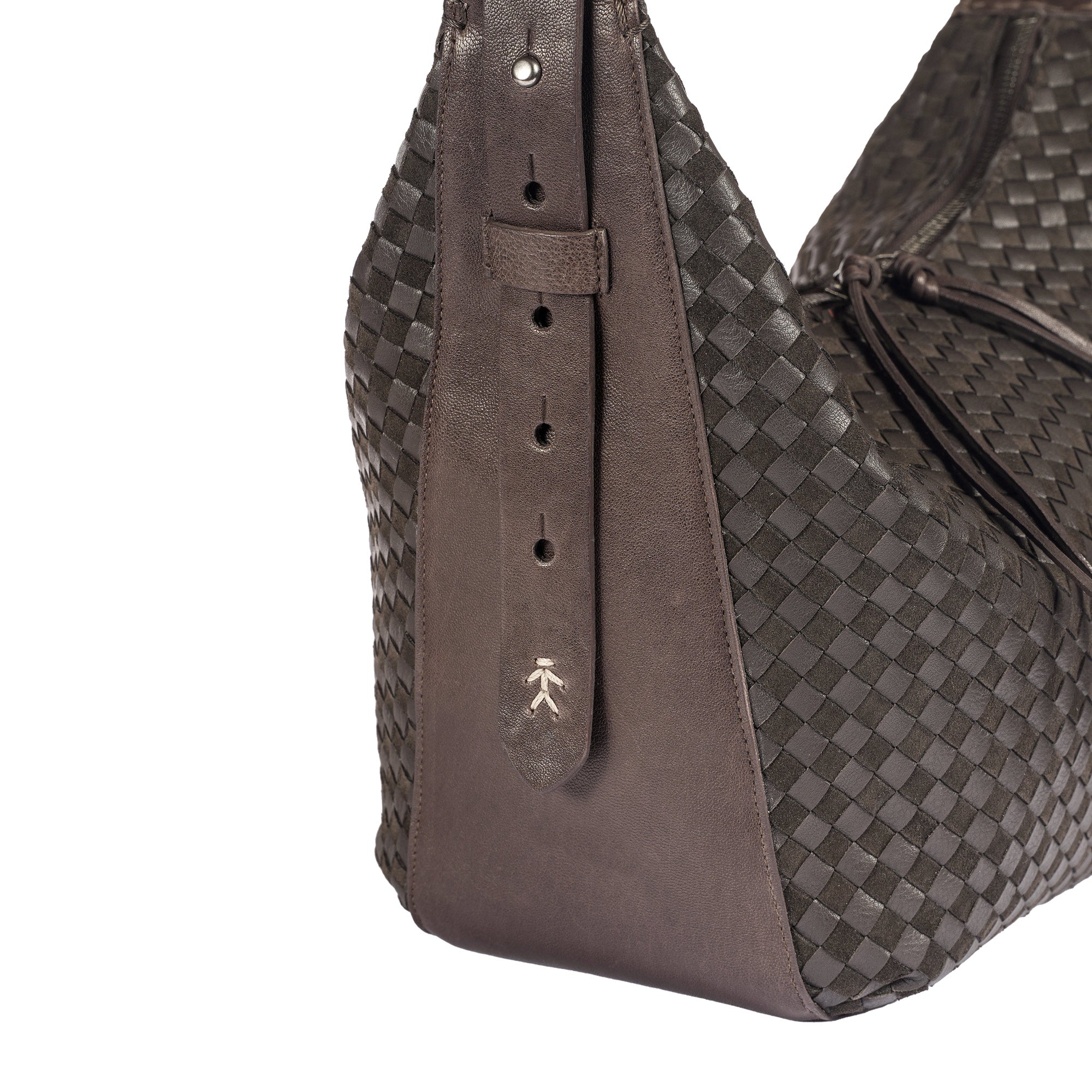 Ilenia M Bag Intreccio Scacchiera