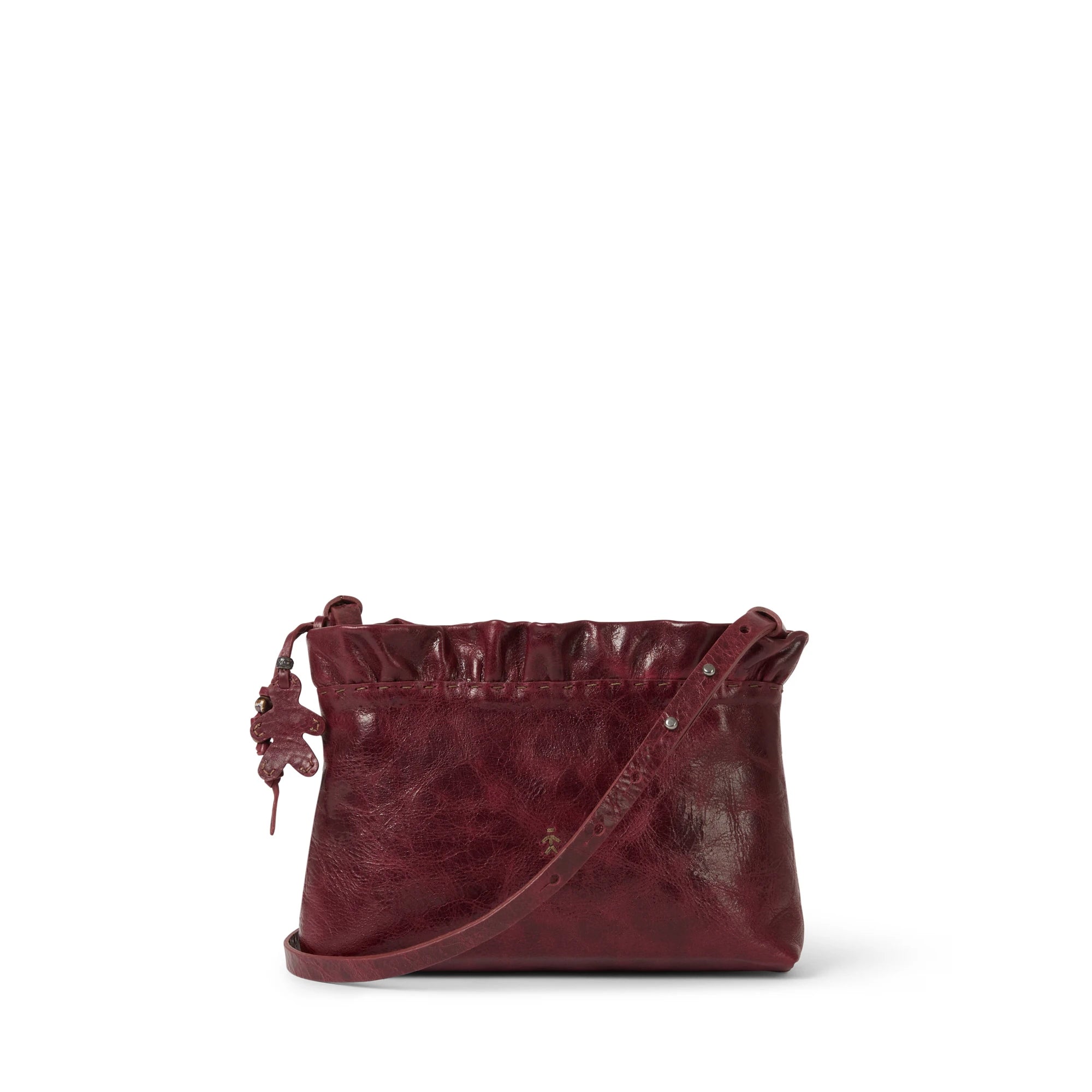 Ruched Zip Clutch York