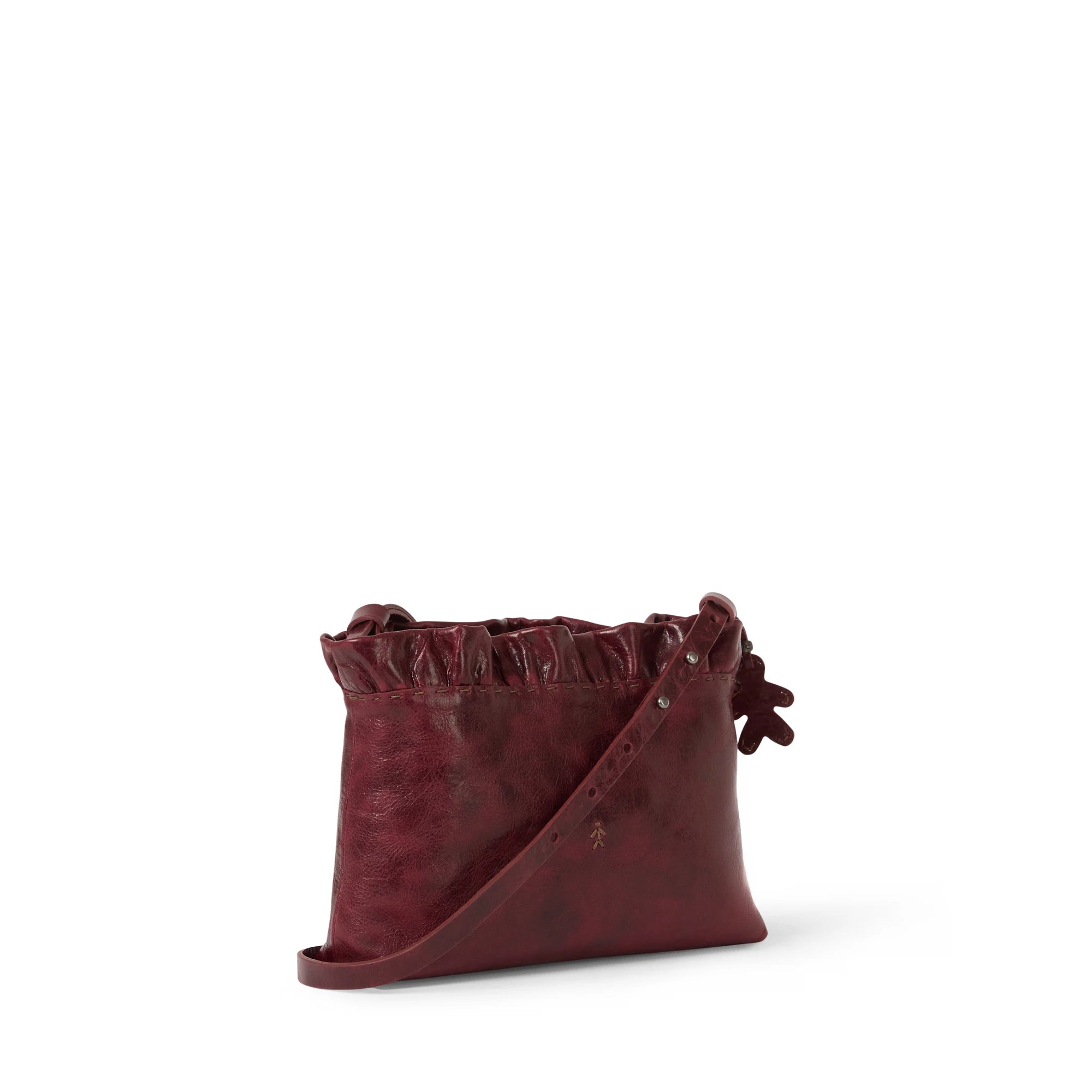 Ruched Zip Clutch York