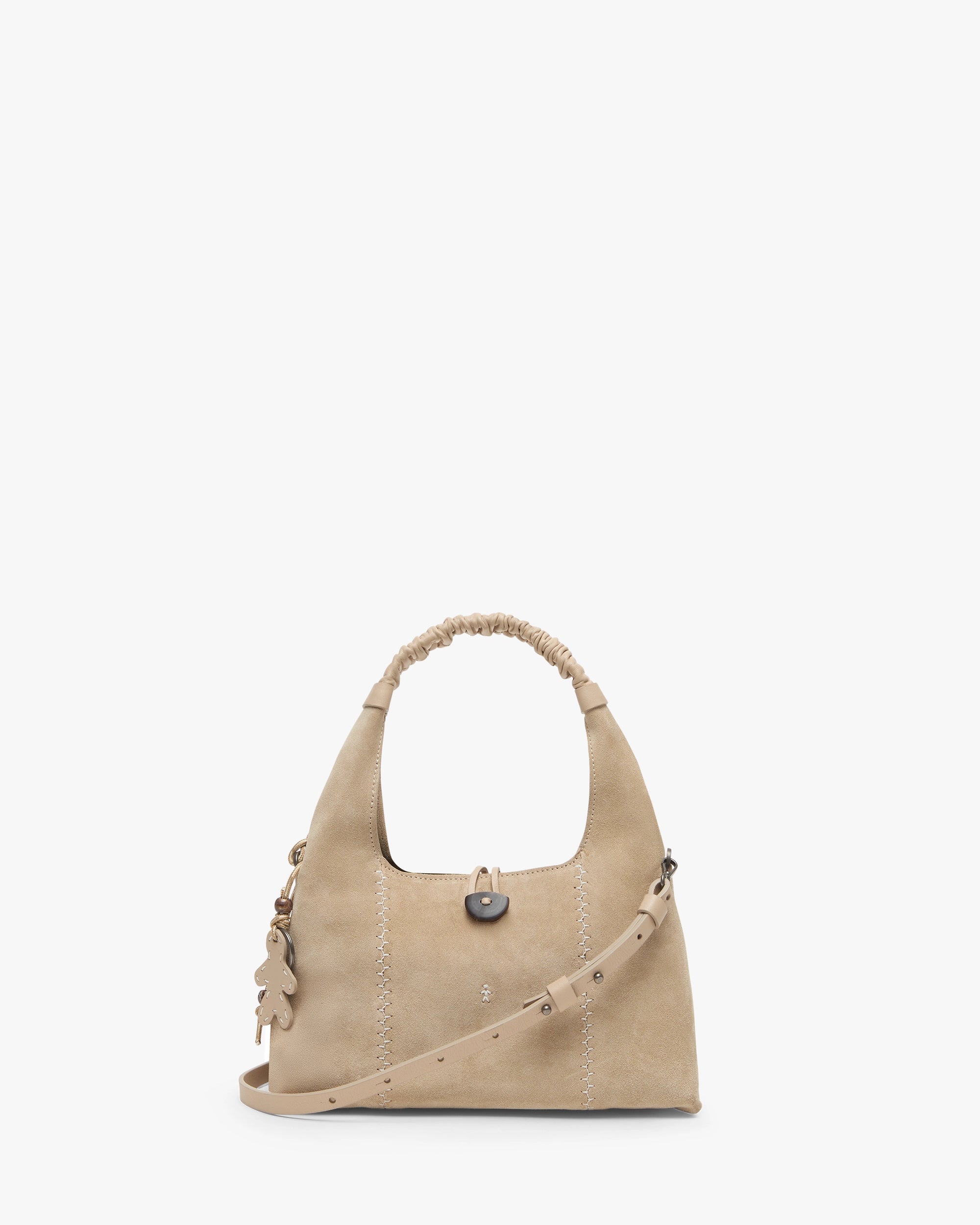 Paige Micro Suede Shoulder Bag
