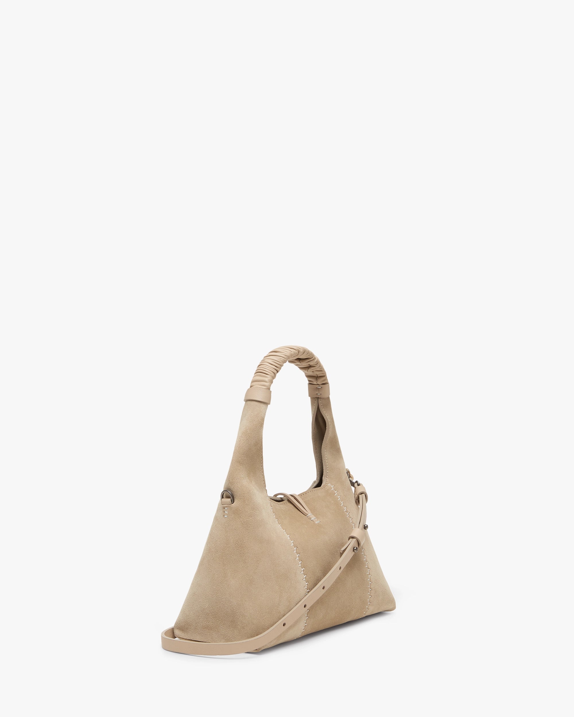 Paige Micro Suede Shoulder Bag