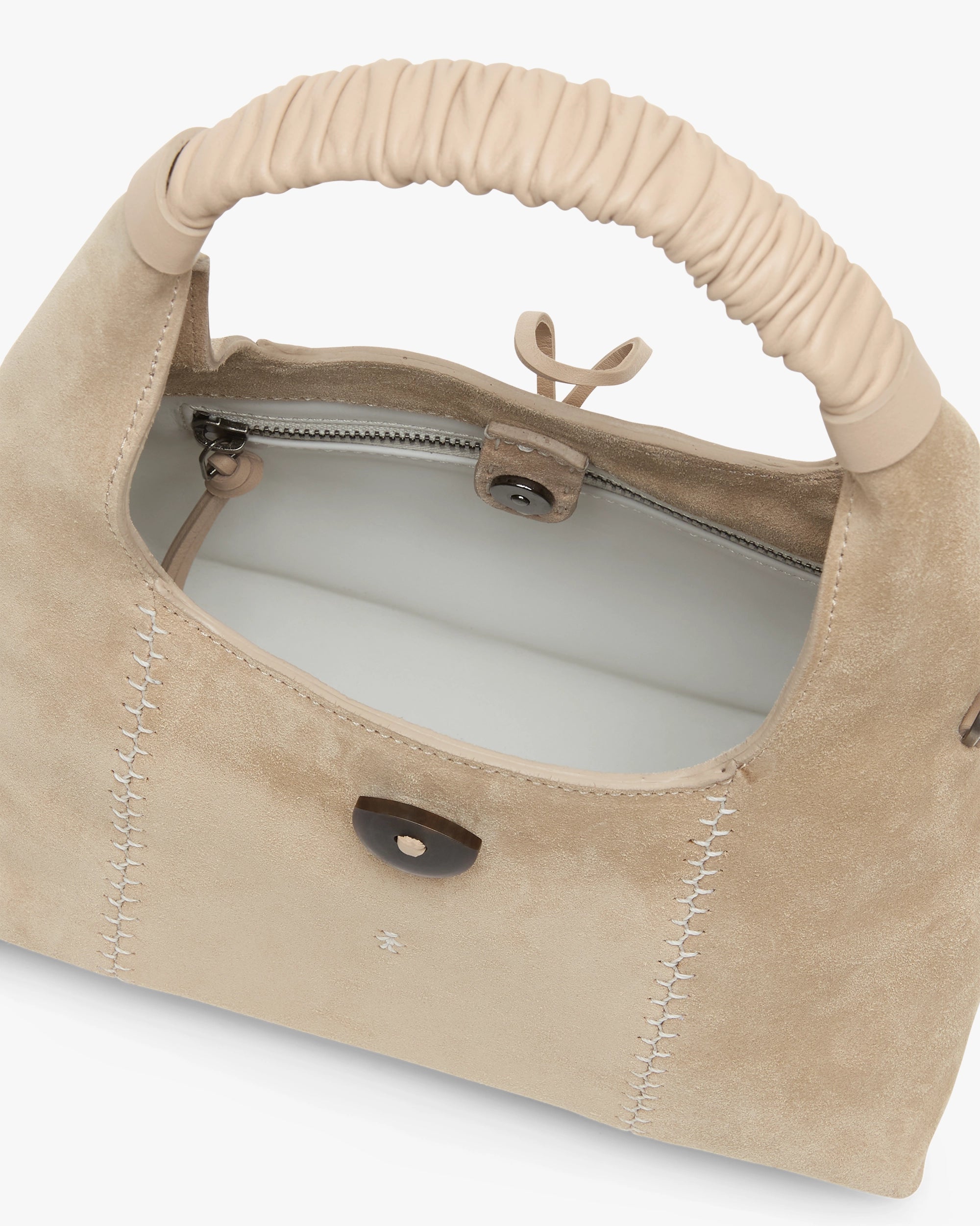 Paige Micro Suede Shoulder Bag