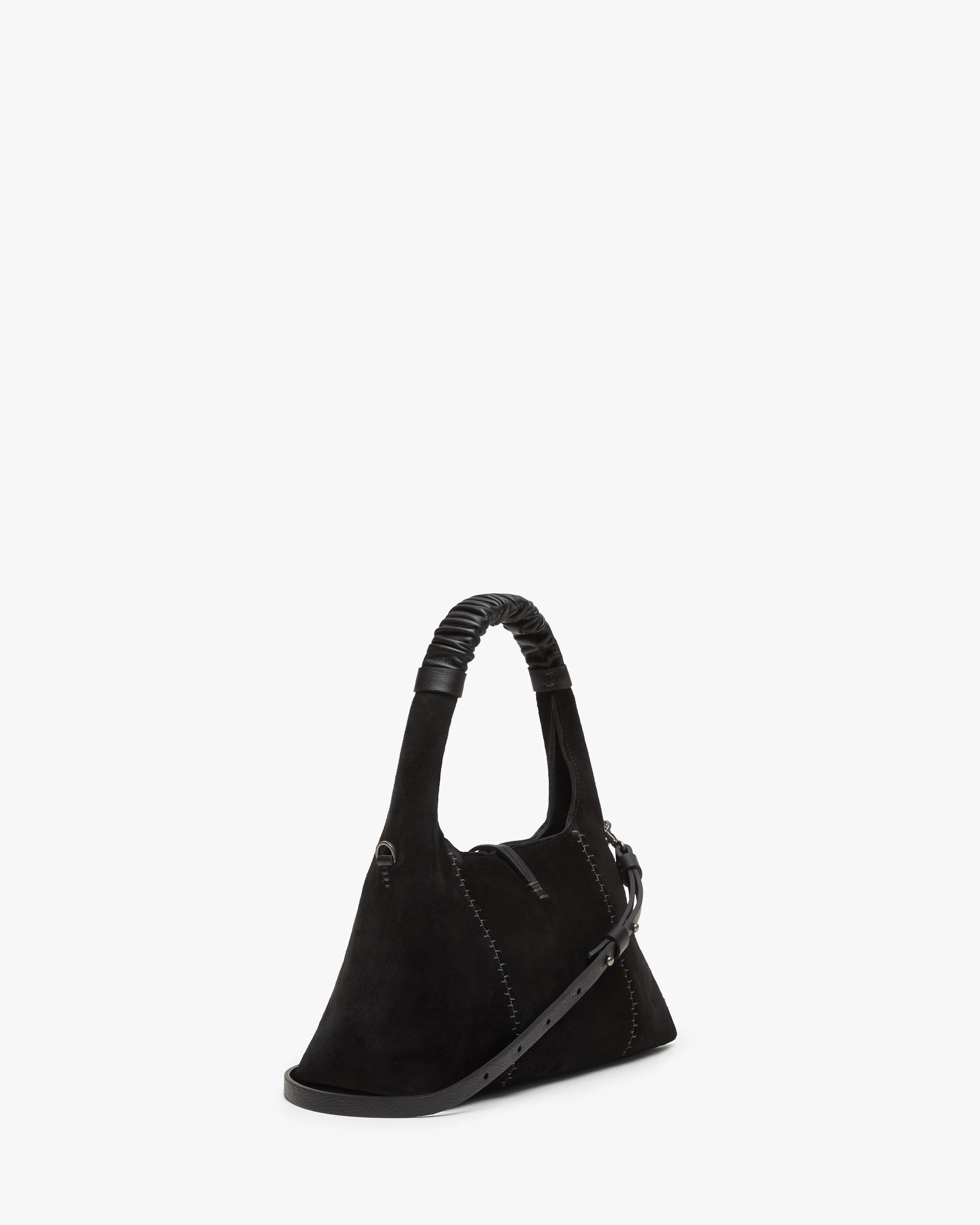 Paige Micro Suede Shoulder Bag