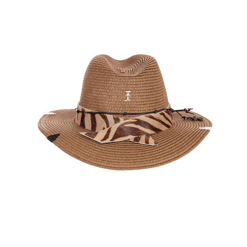 Safari Hat Natural Cellulose Brown