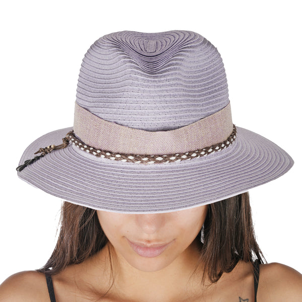 Spring Hat Natural Cellulose Lilac