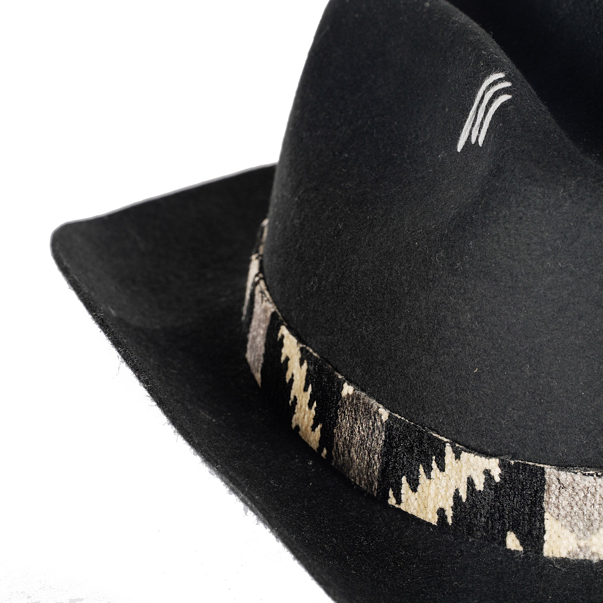 Cowboy Fedora Wool Hat Polvere