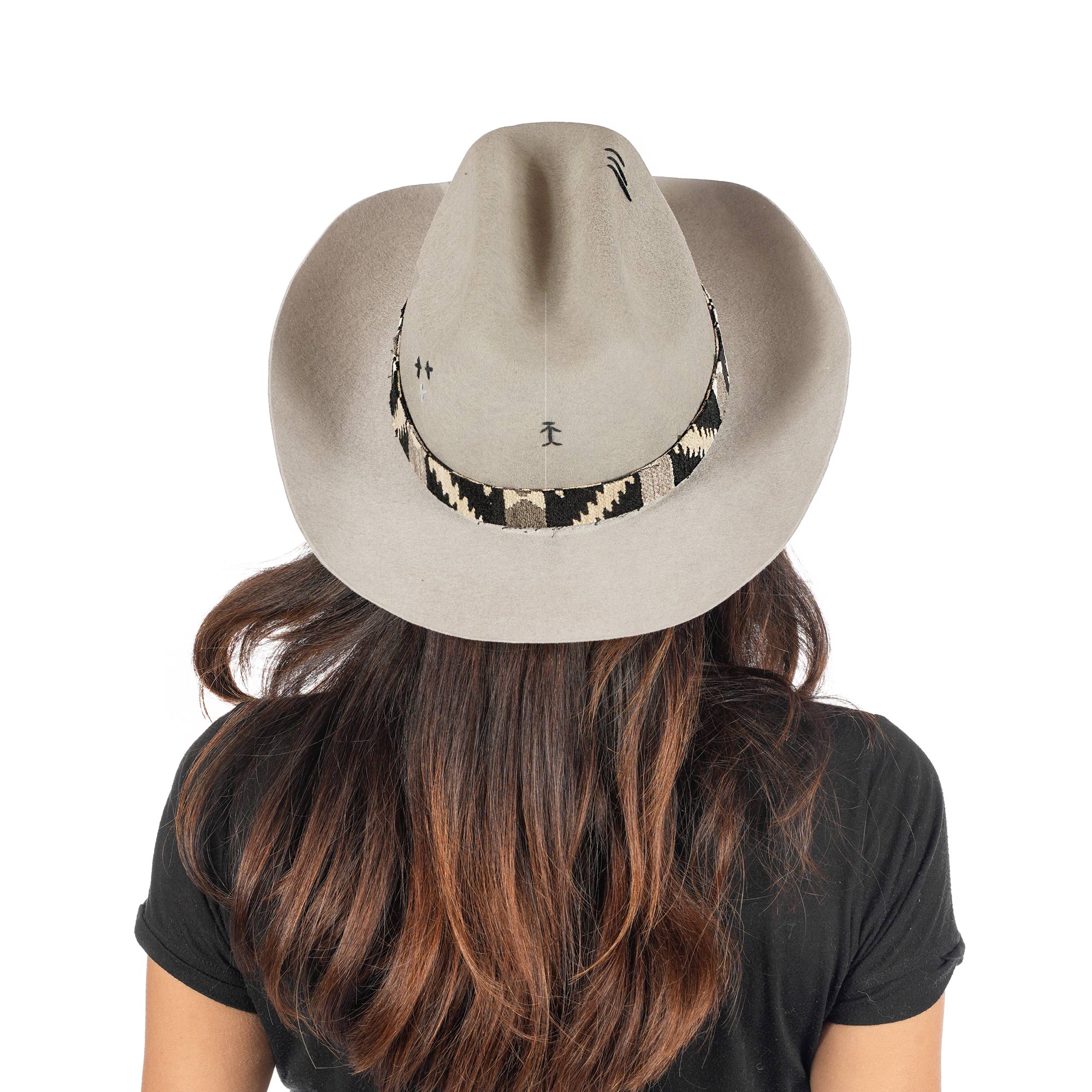 Cowboy Fedora Wool Hat Polvere