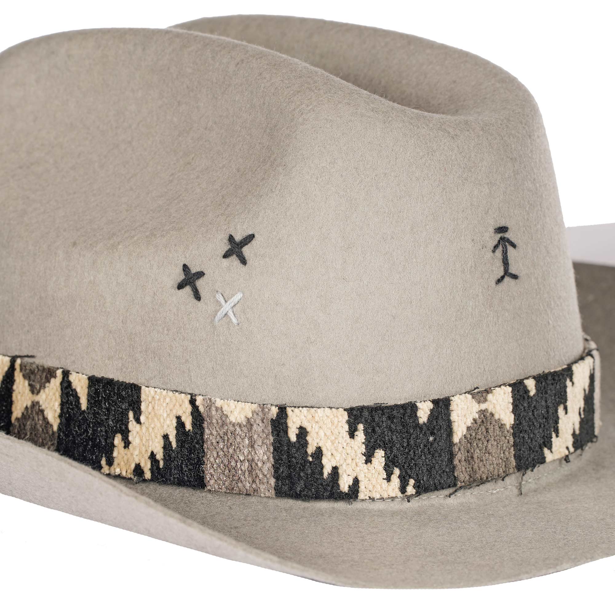 Cowboy Fedora Wool Hat Polvere