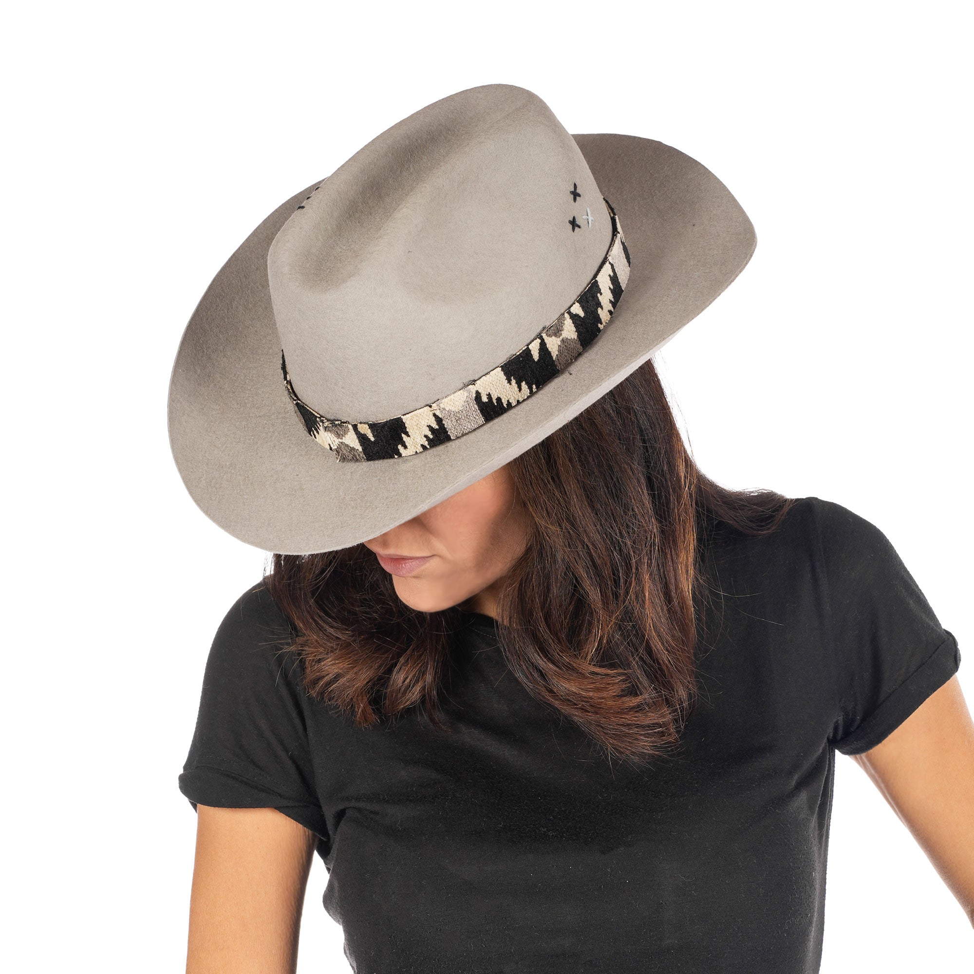 Cowboy Fedora Wool Hat Polvere