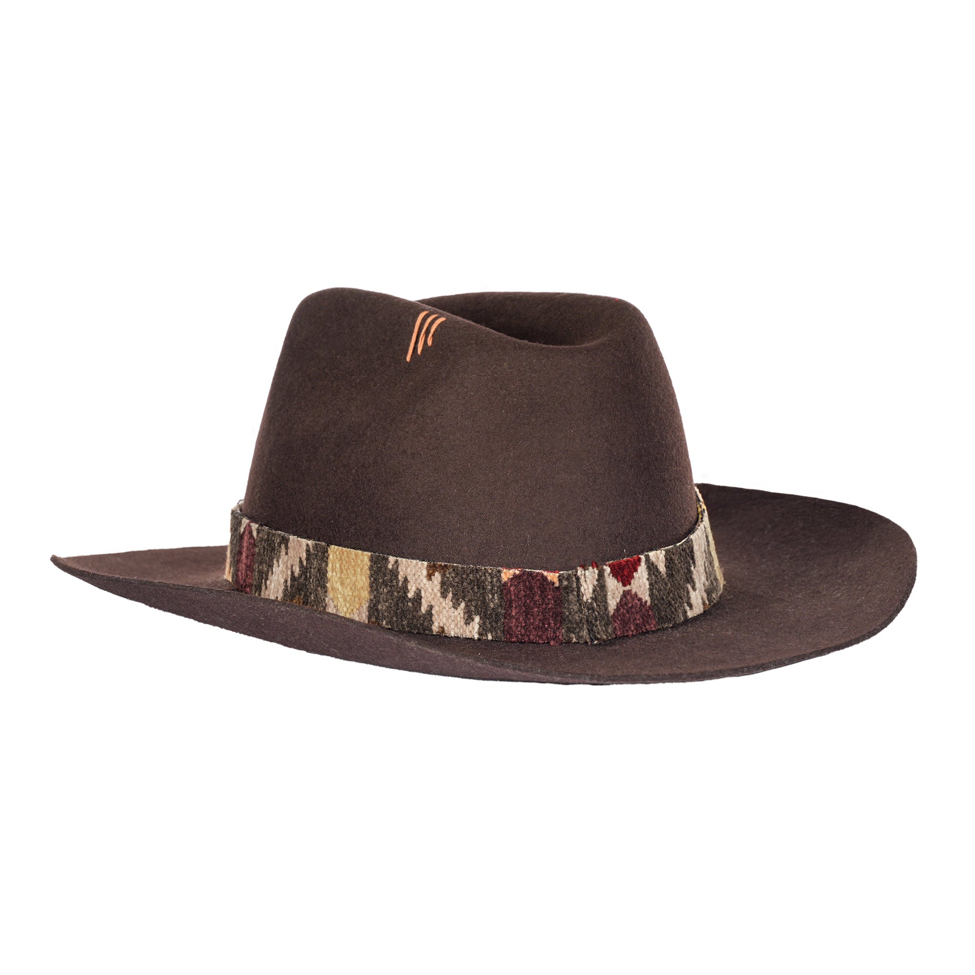Cowboy Fedora Wool Hat Polvere