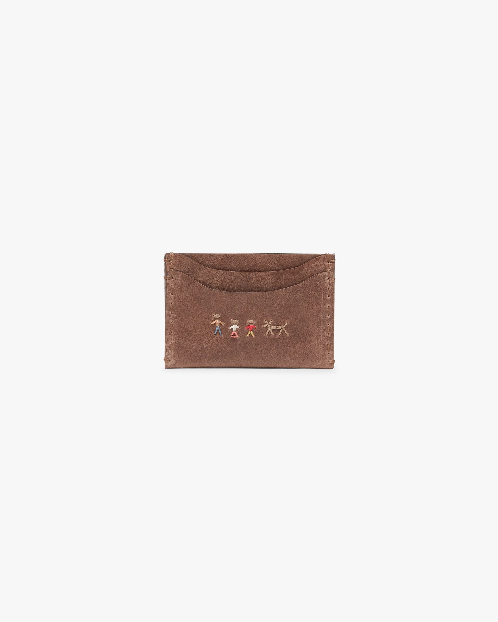 Escargot Leather Card Holder