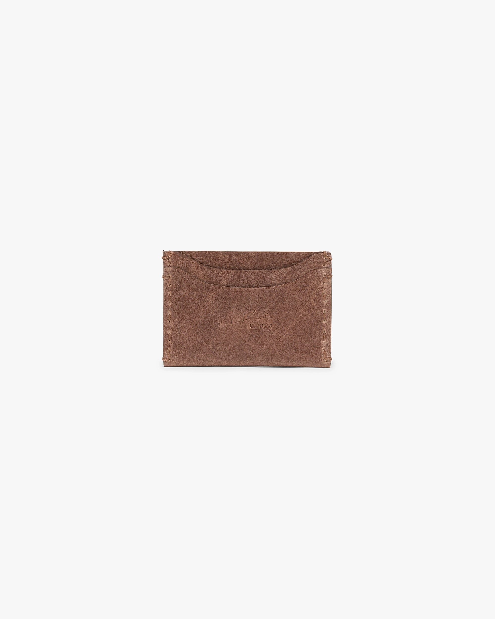 Escargot Leather Card Holder