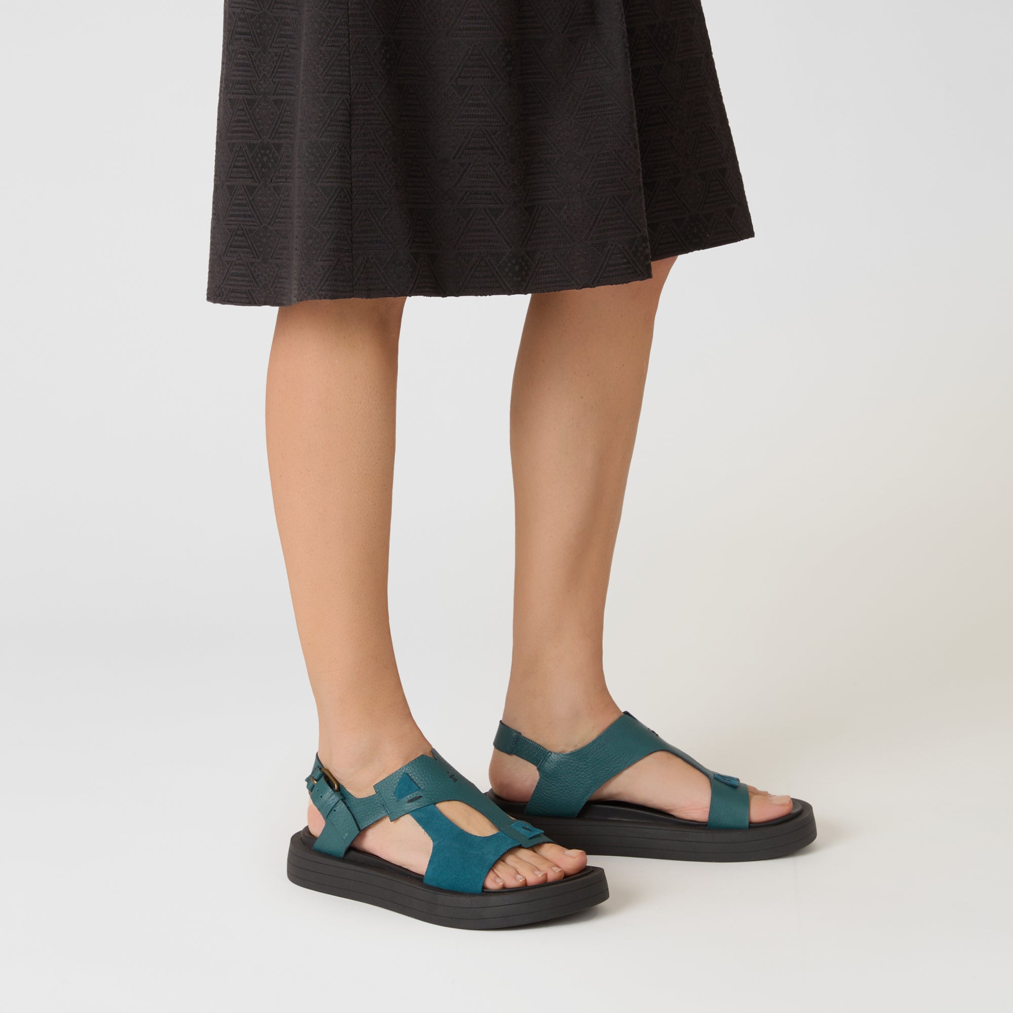 Muflone & Suede Sandal