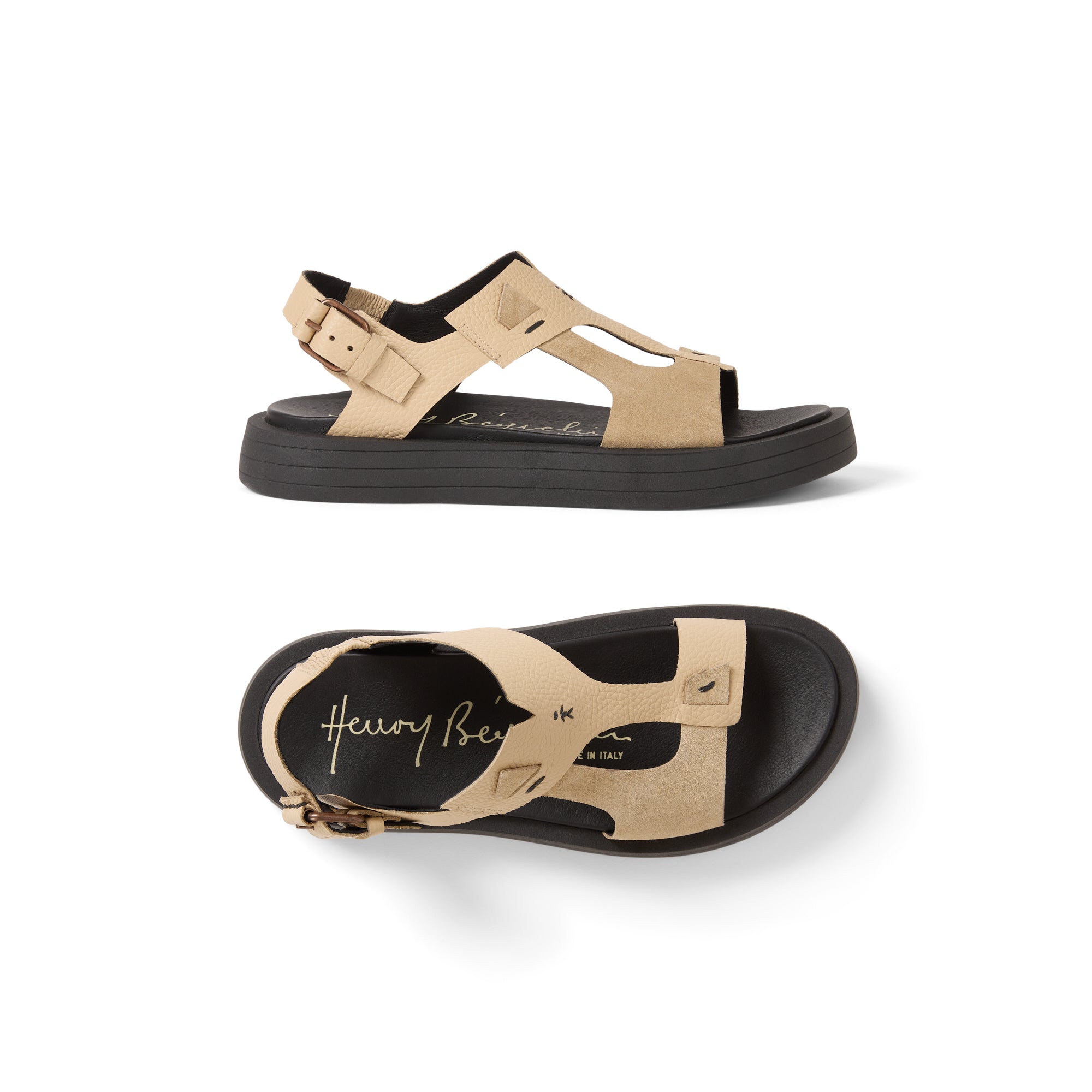 Muflone & Suede Sandal
