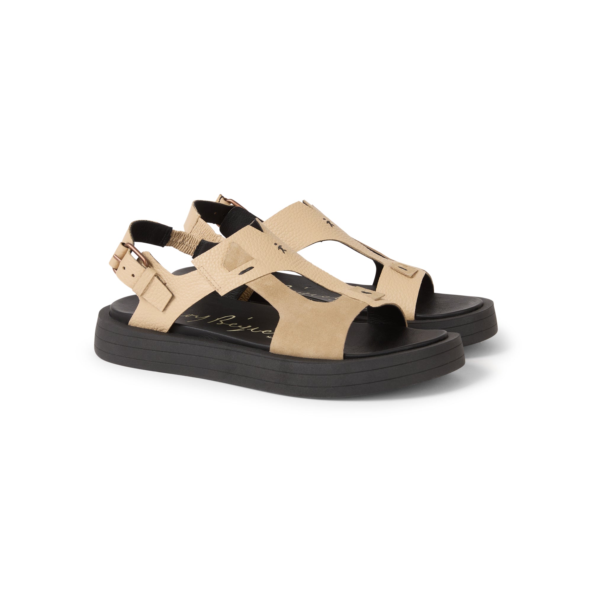 Muflone & Suede Sandal