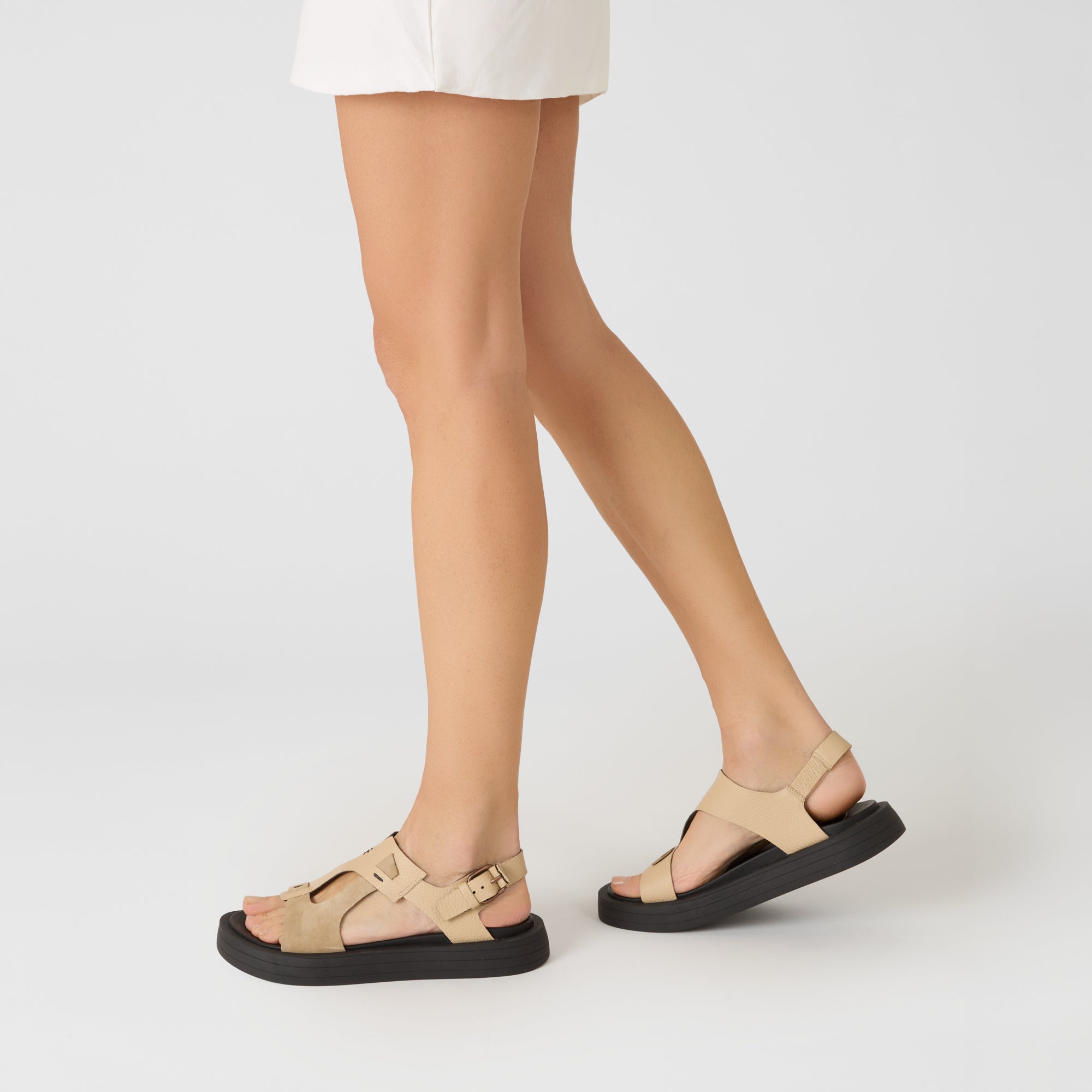 Muflone & Suede Sandal