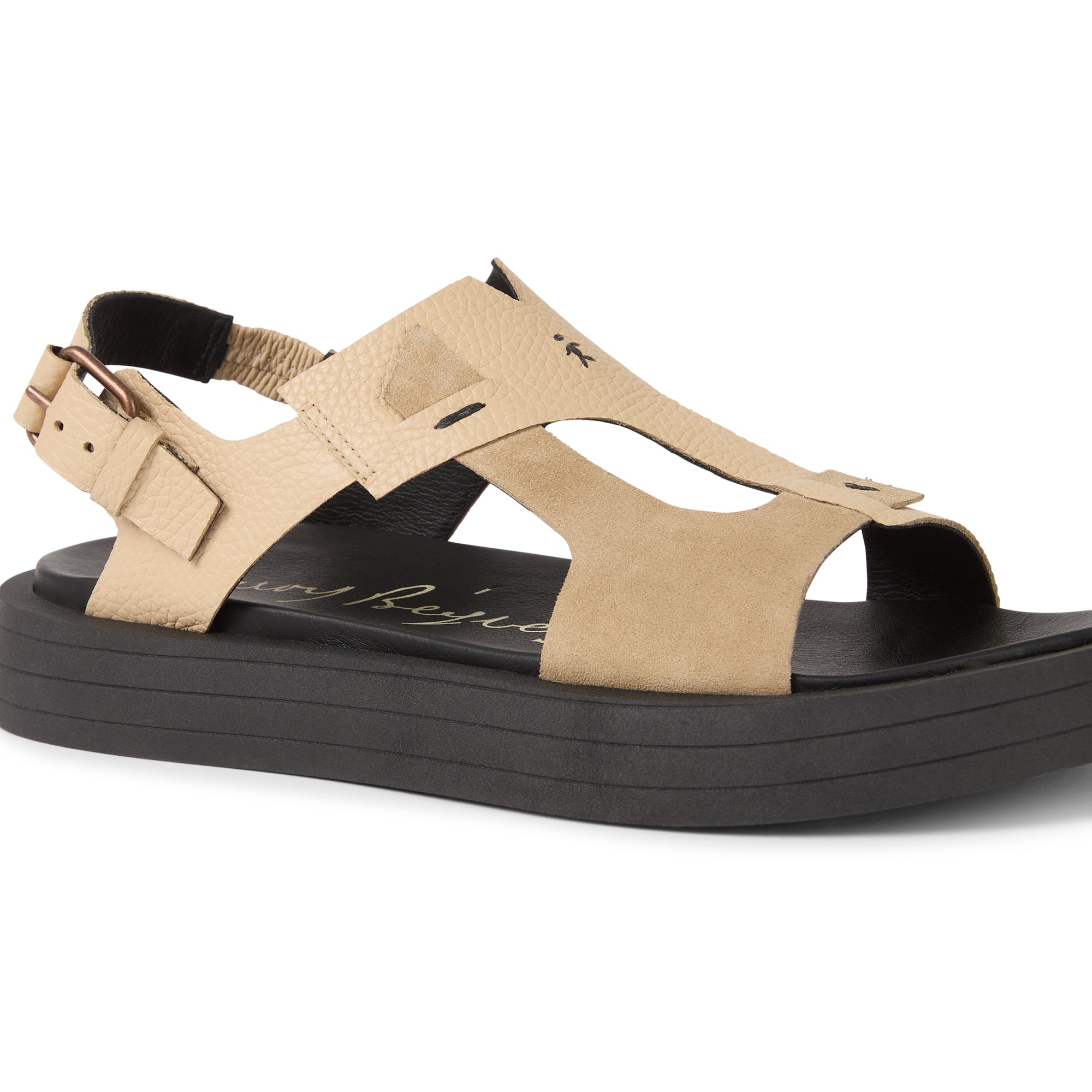 Muflone & Suede Sandal