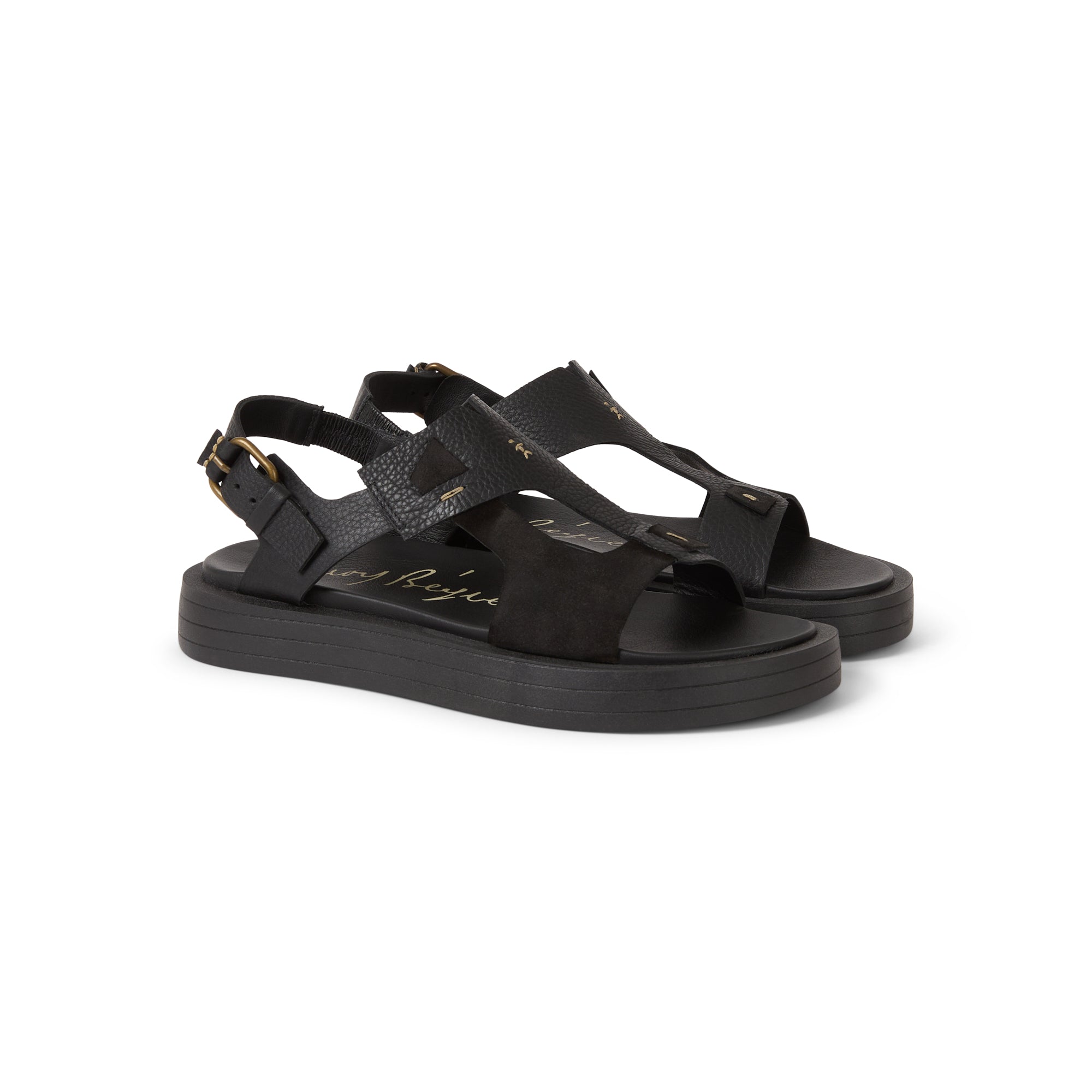 Muflone & Suede Sandal