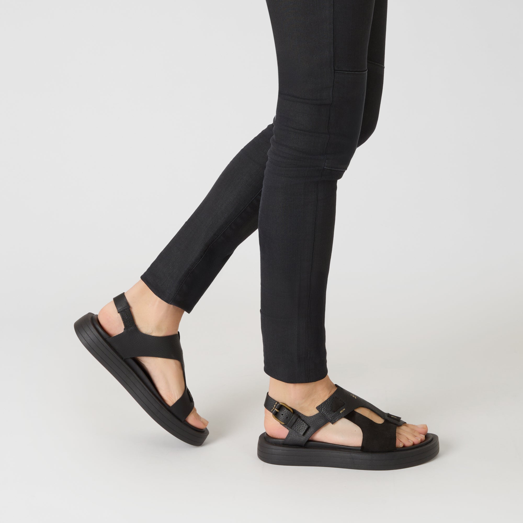 Muflone & Suede Sandal