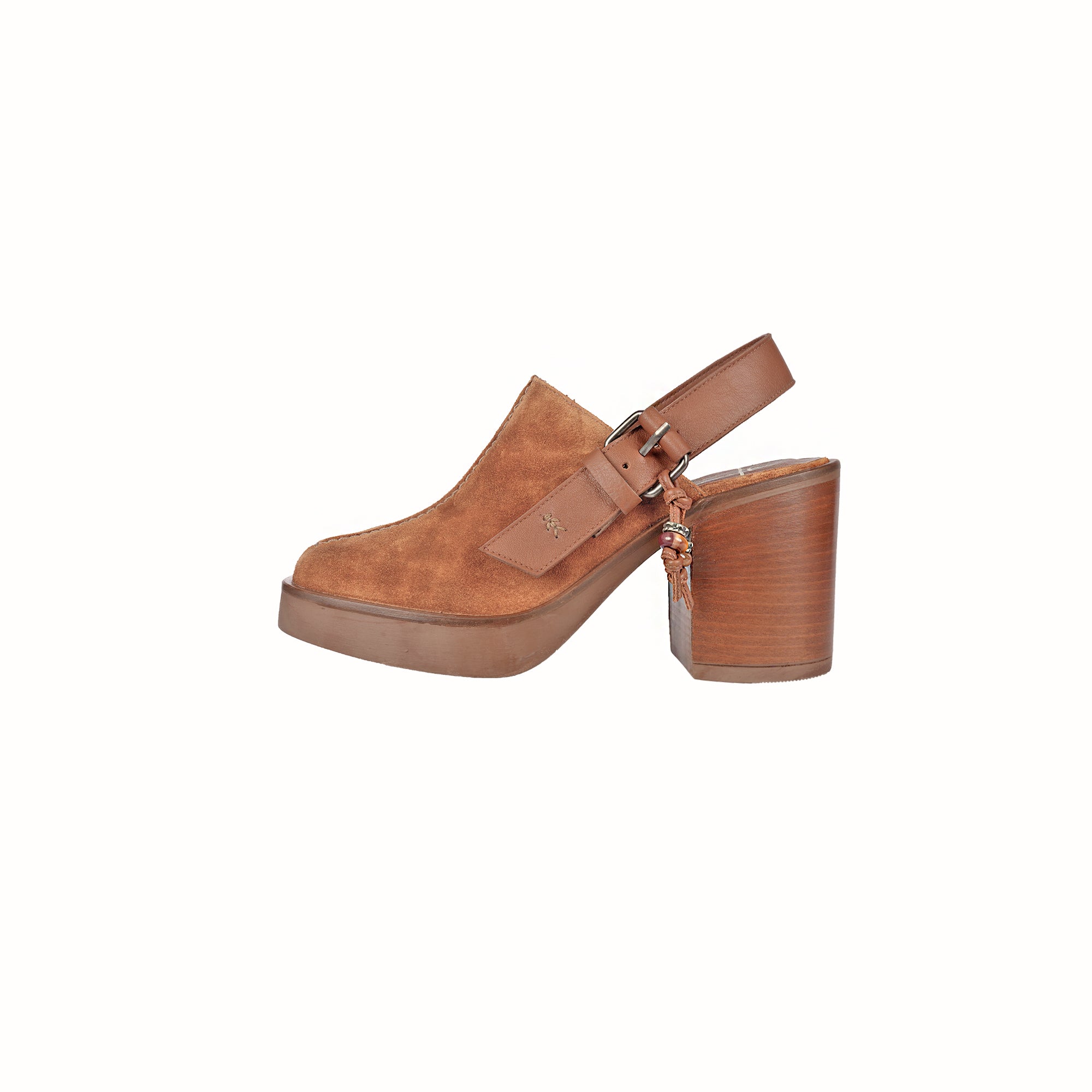 Scarpa Slingback Camoscio Vintage Arancio