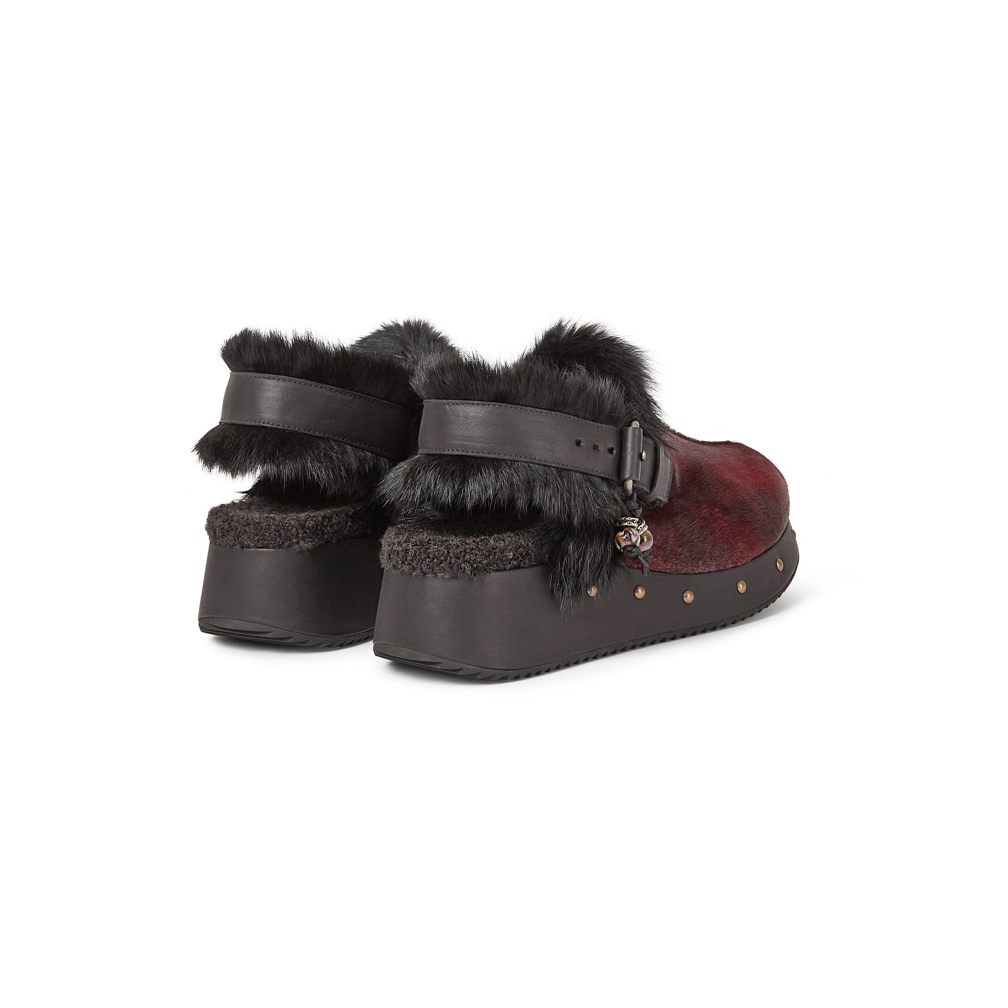 Slingback Wedge in Ombre Pony Shoes