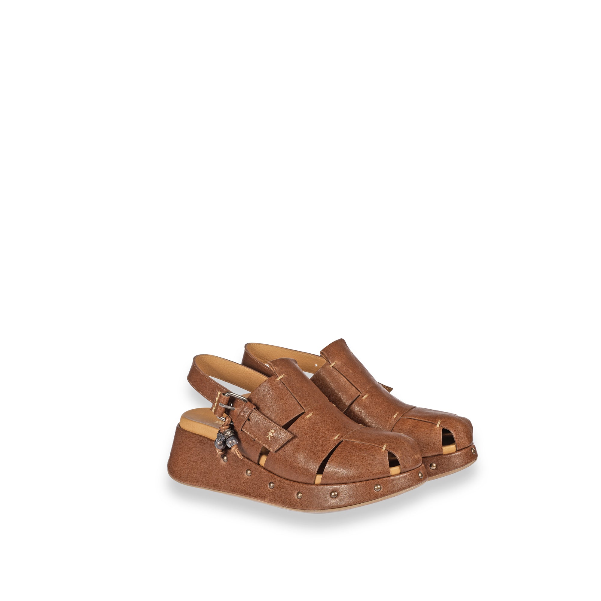 Slingback Wedge Old Iron