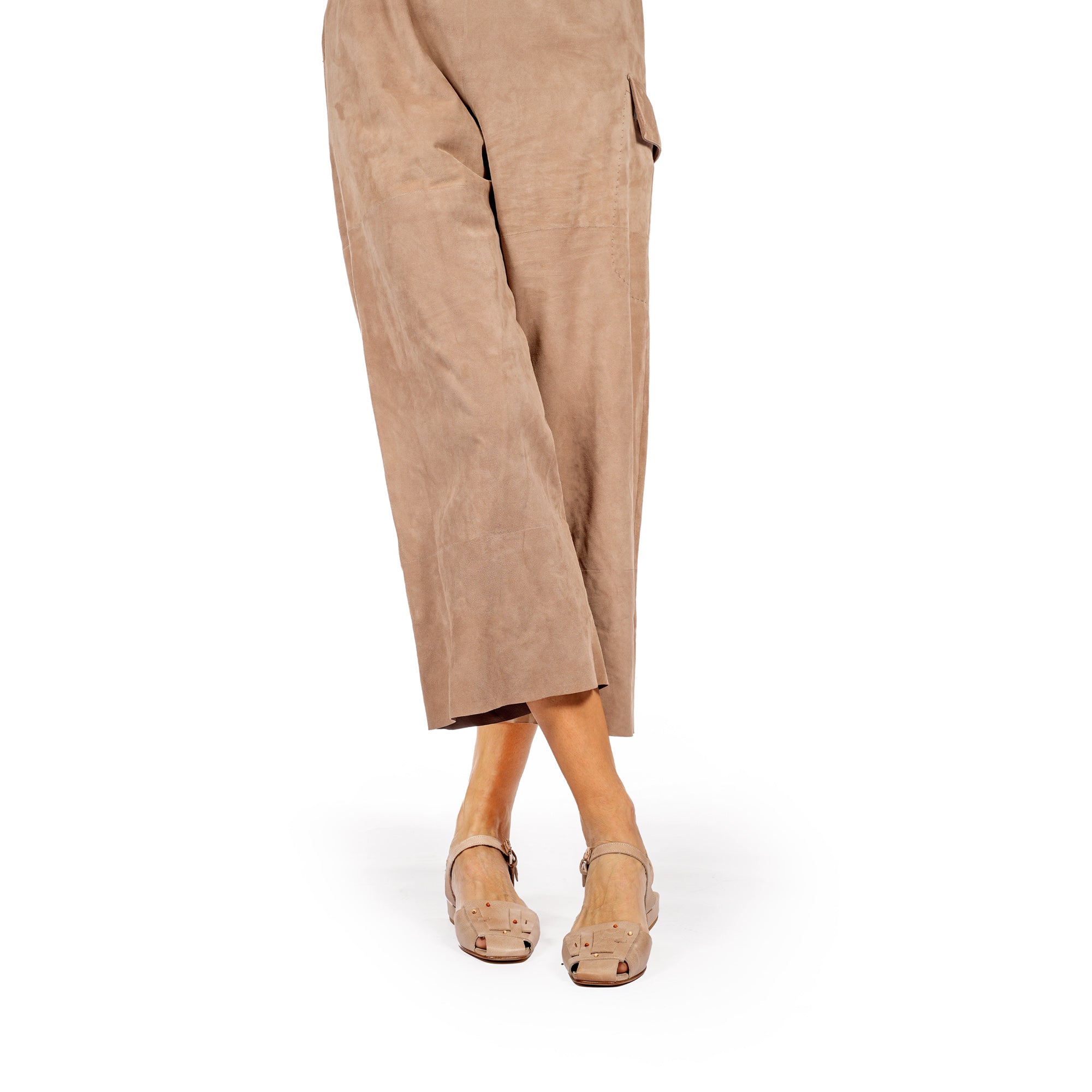 Slingback Buckle Sbiancato