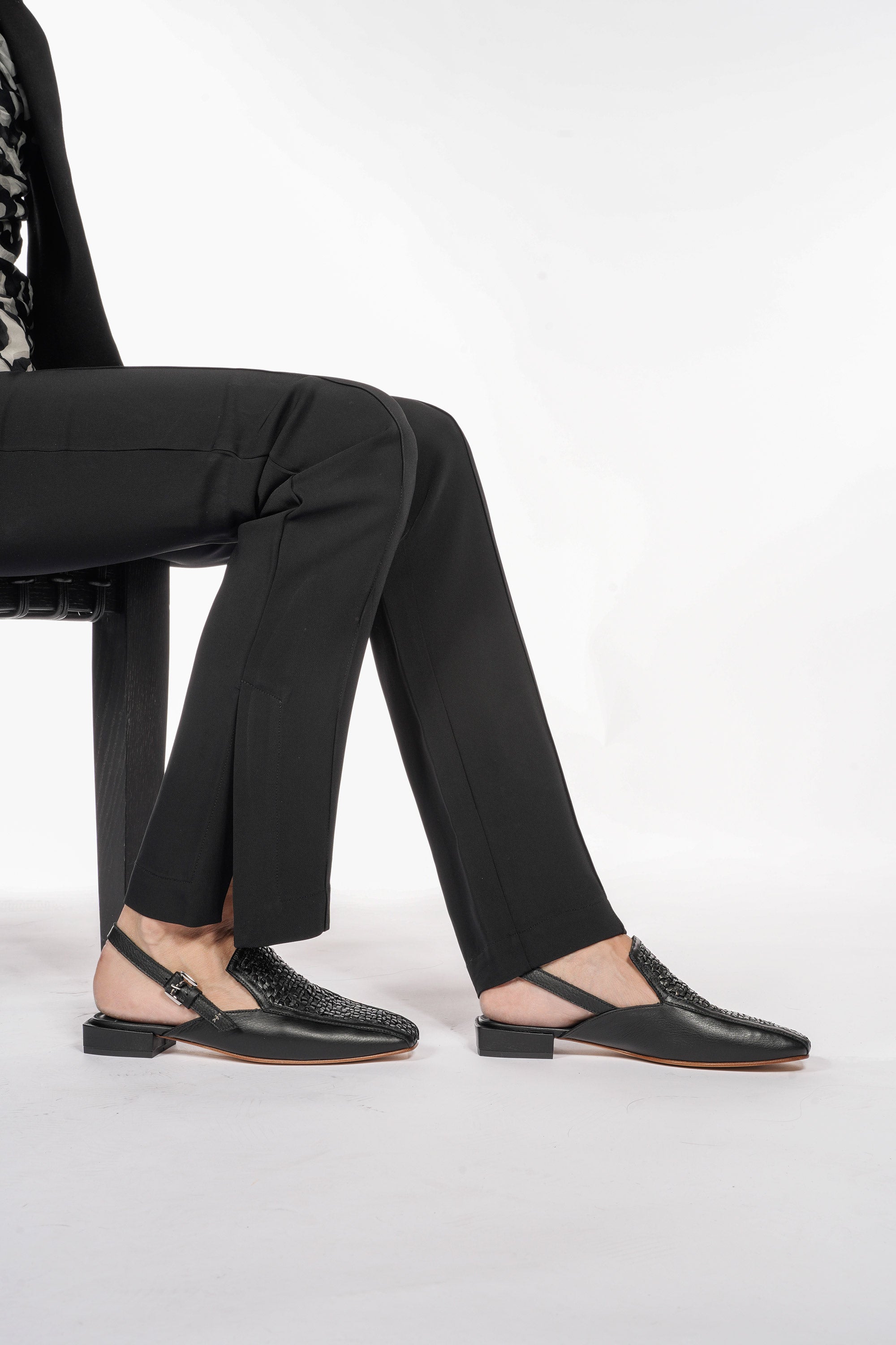 Slingback Weave Woven Madreperla