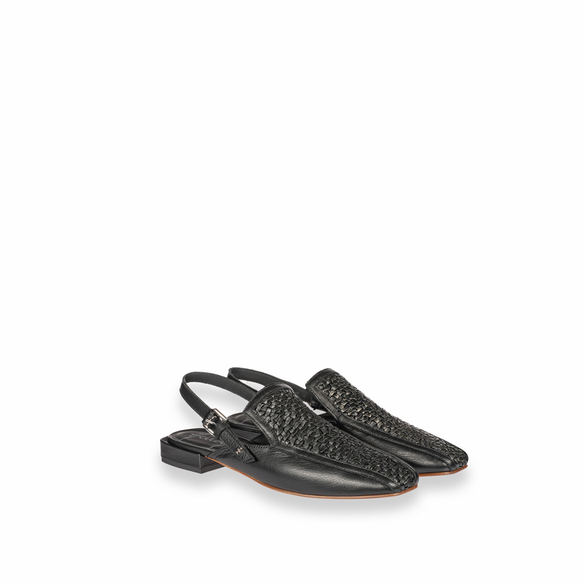 Slingback Weave Woven Madreperla