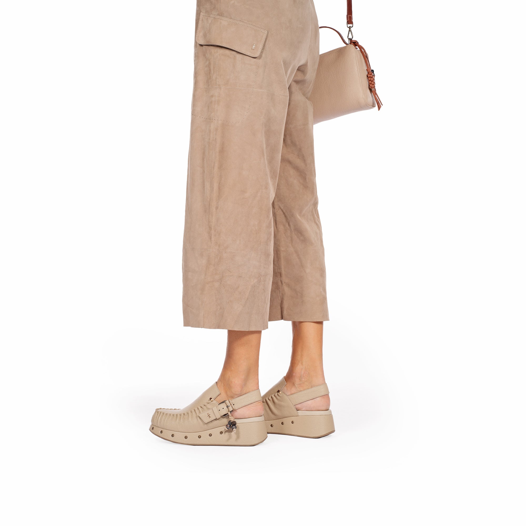 Slingback Wedge Loafer Martellato