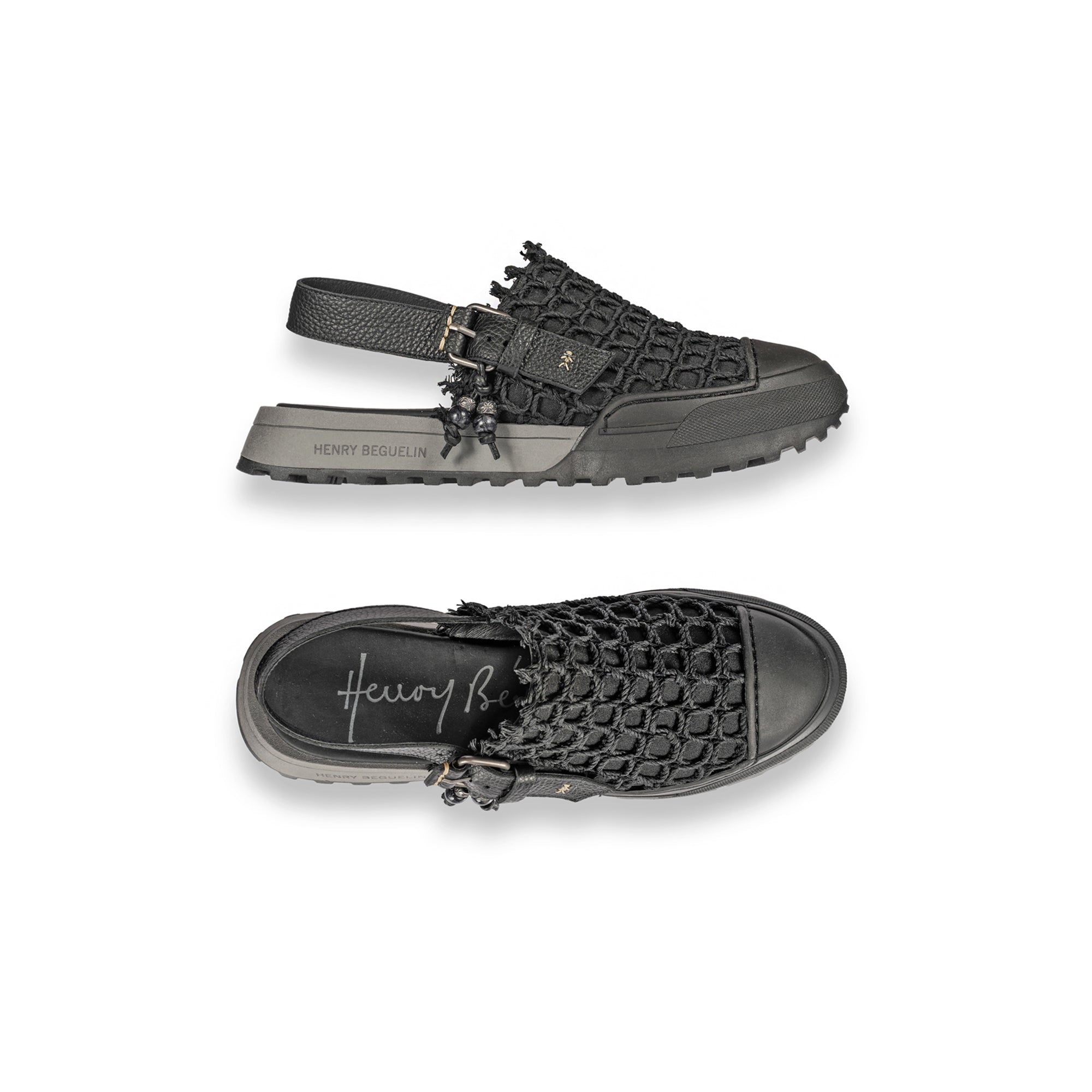 Slingback Open-Back Sneakers Uncinetto