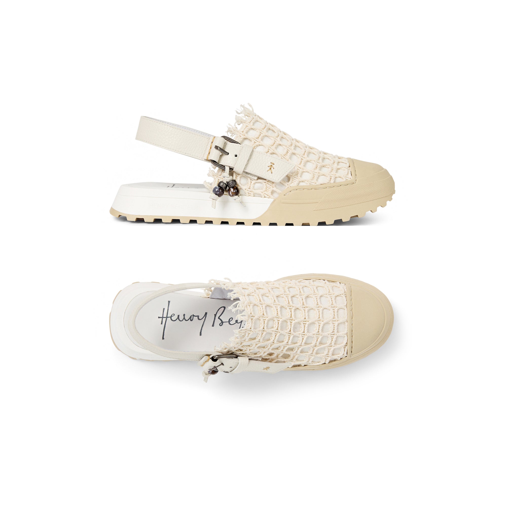 Slingback Open-Back Sneakers Uncinetto