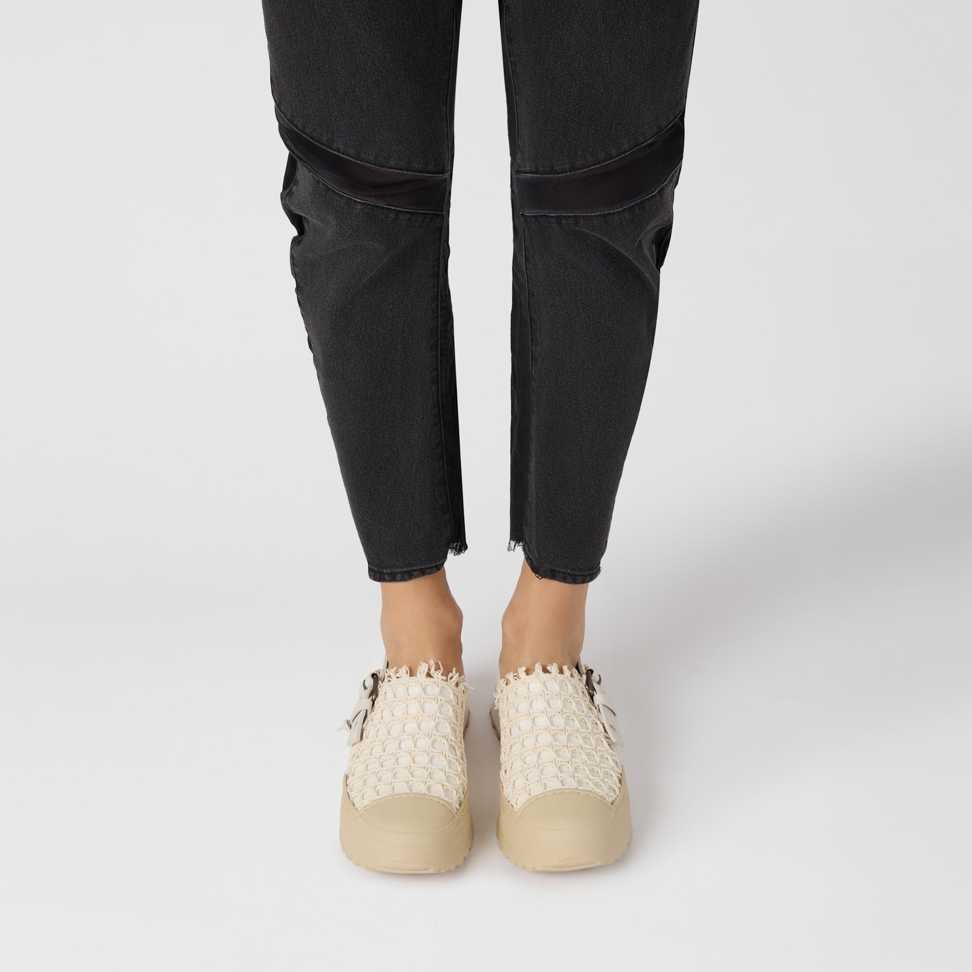 Slingback Open-Back Sneakers Uncinetto