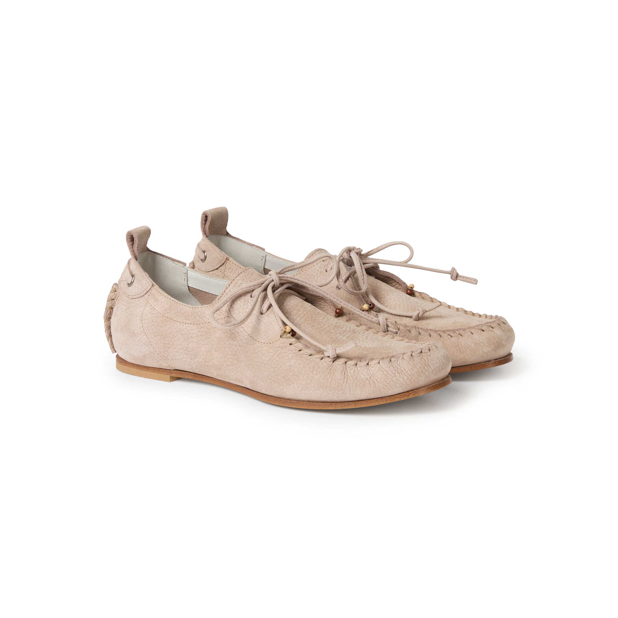 Lace-Up Moccasin Nabuck Resinato