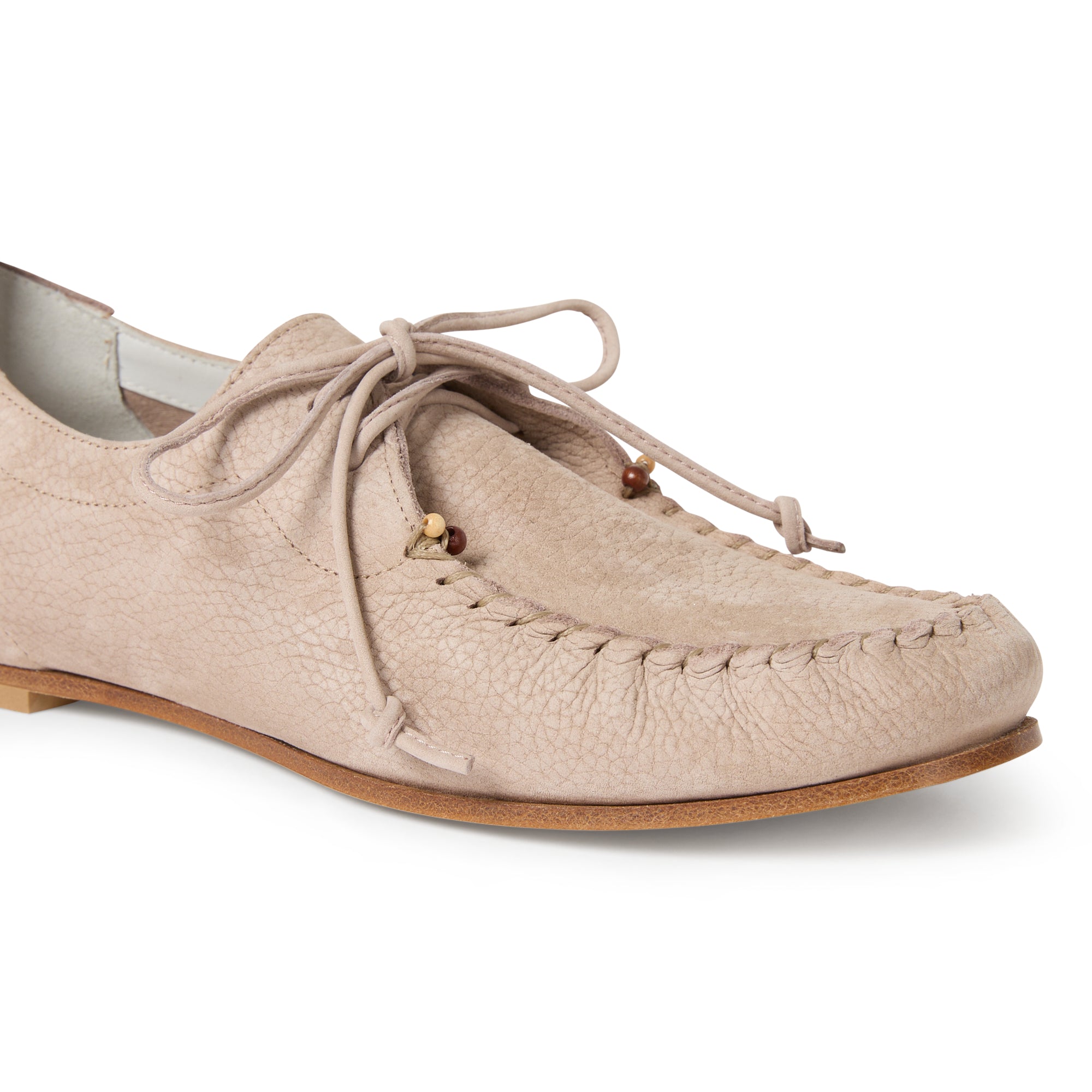 Lace-Up Moccasin Nabuck Resinato