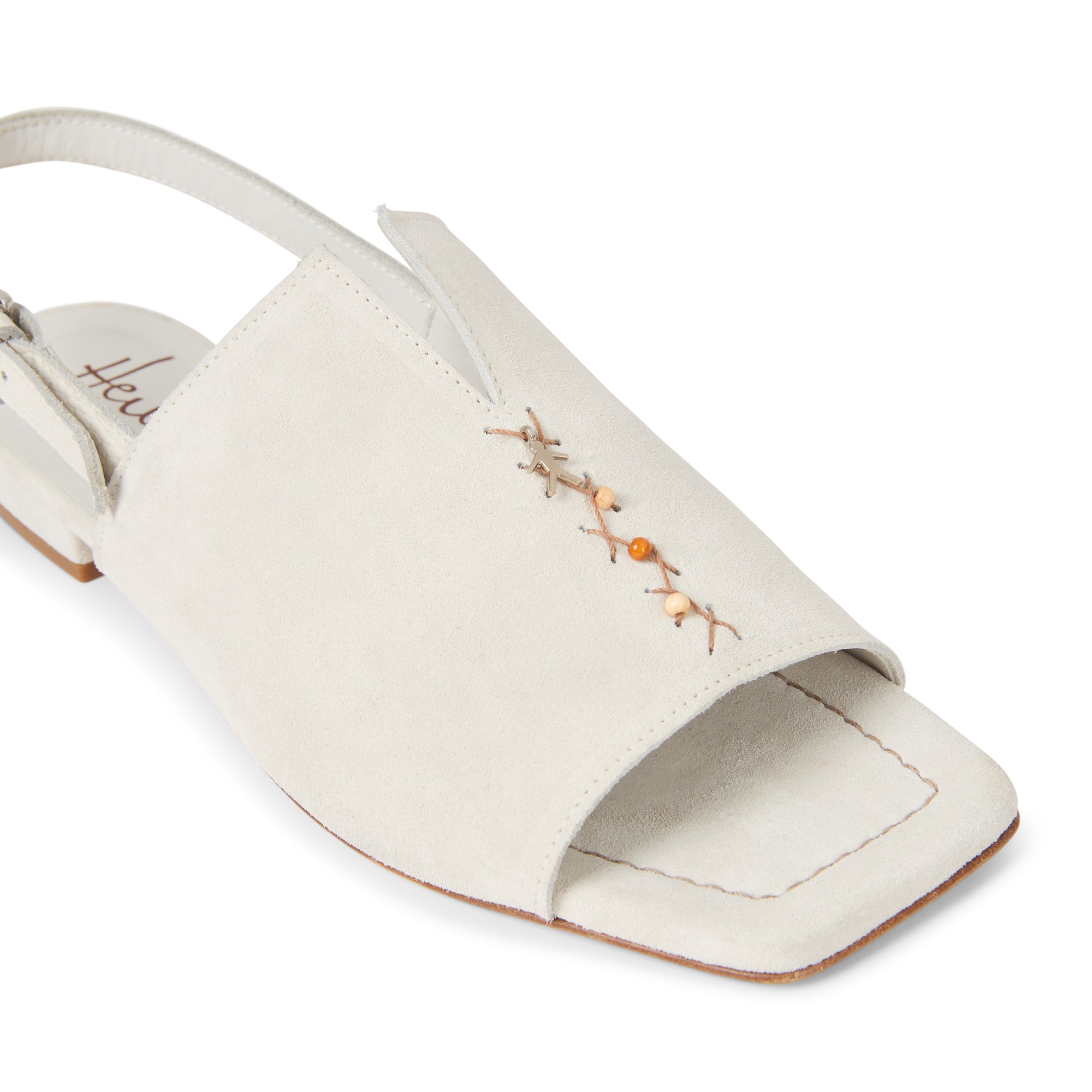 Embroidered Sandal Camoscio Vintage